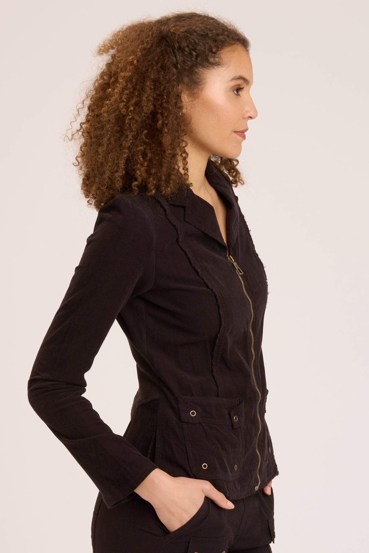 Stylish Cord Raphael Blazer for Women - Trendy Casual & Office Wear Jacket | Perfect for Work, Business Meetings & Evening Outings