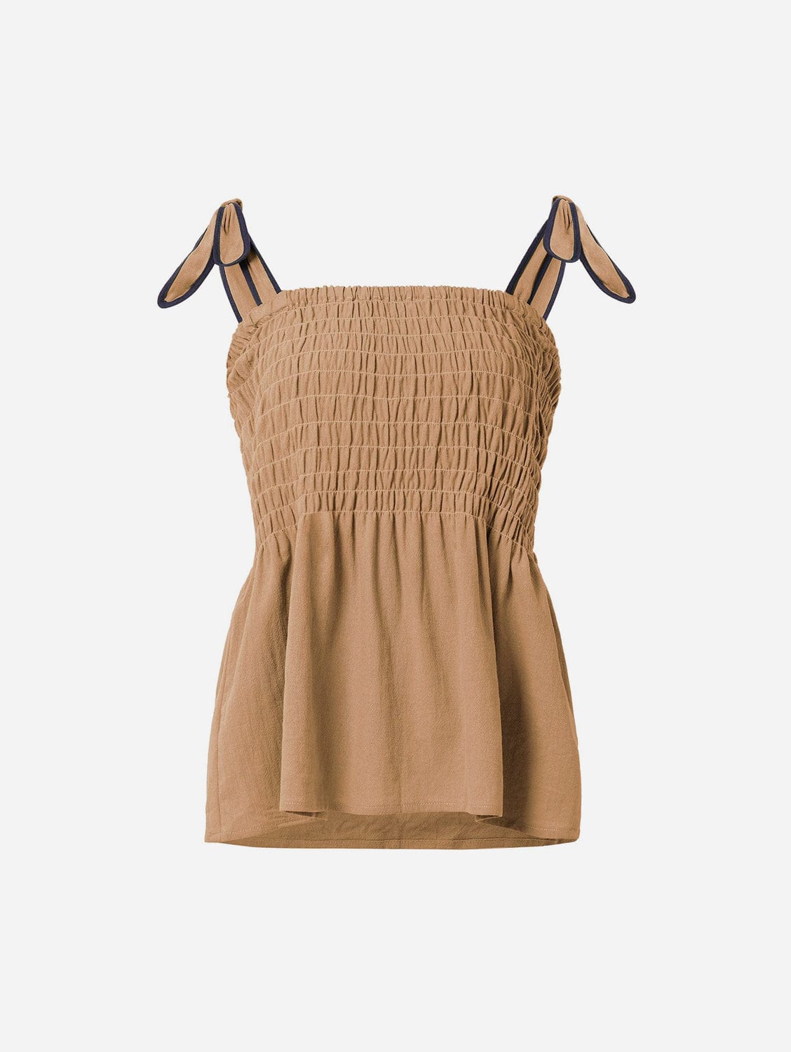 Gaia Women's Cheesecloth Vest in Tan - Lightweight Boho Summer Cover Up for Beach, Music Festivals & Casual Outings