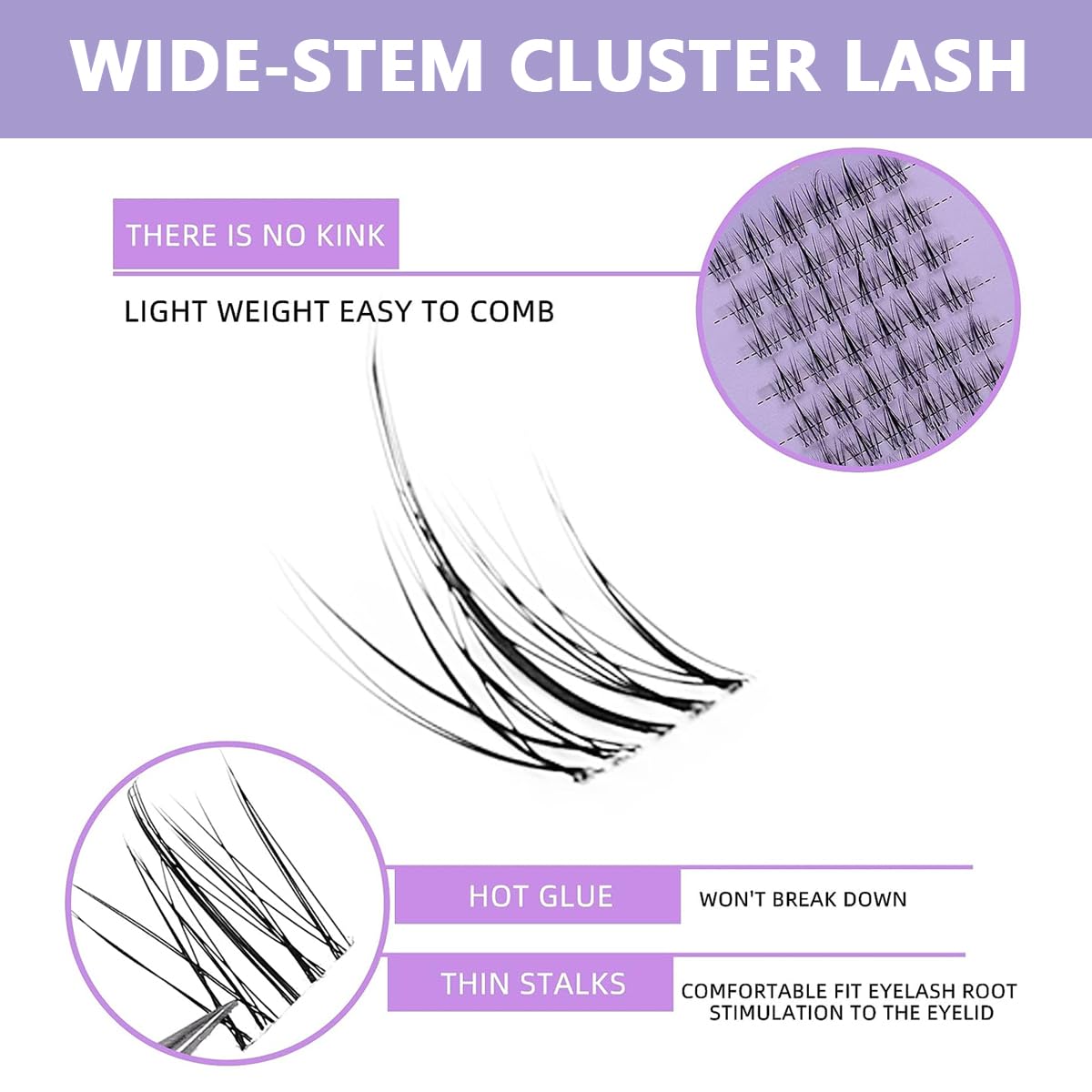 MAYCREATE® 120pcs DIY Eyelash Extension Clusters - Wispy False Lashes 9-11MM Mixed Length, Natural Long Flare Lashes for Women | Perfect for Daily Wear, Special Occasions & Professional Makeup Looks