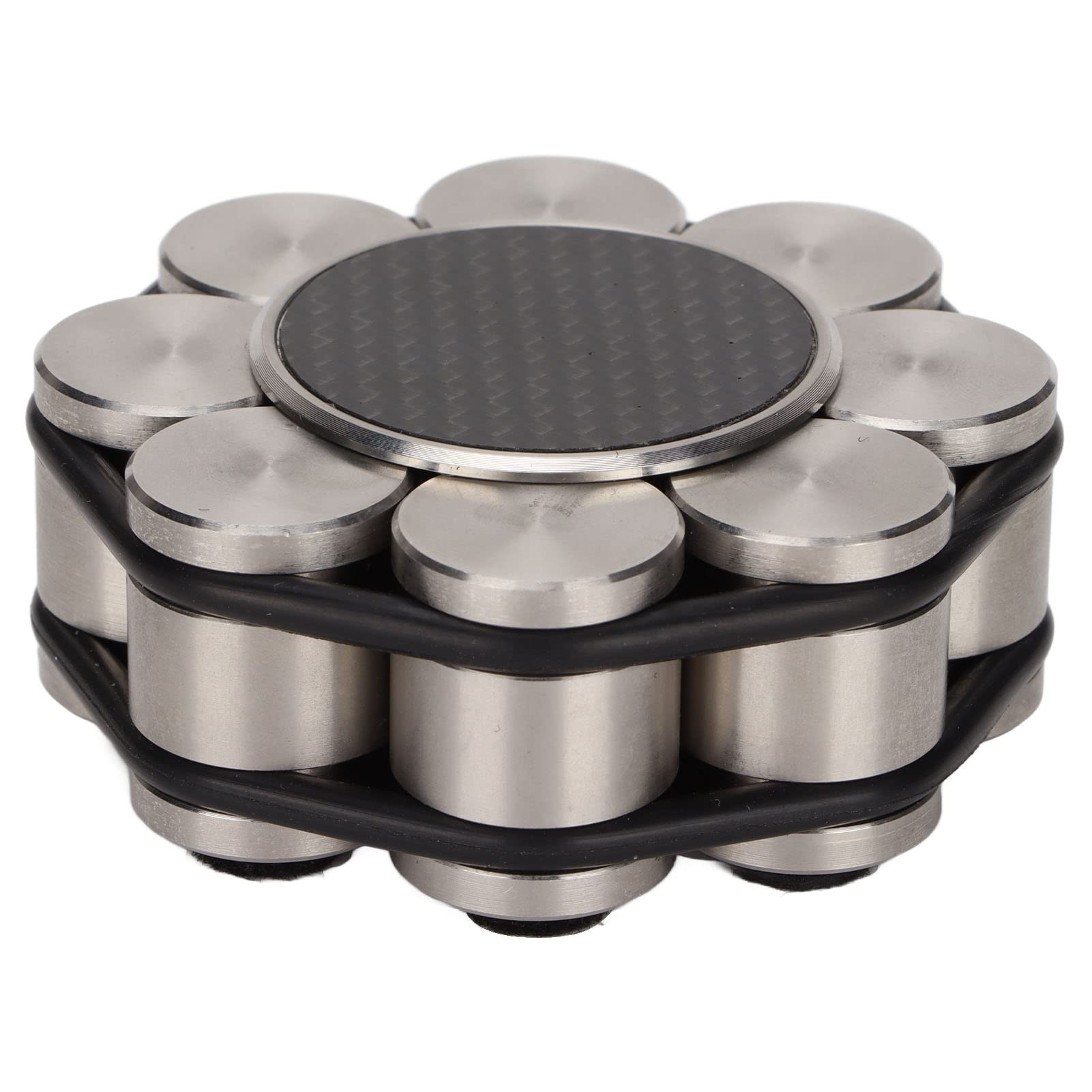 Stainless Steel Turntable Record Weight & Clamp - Vinyl LP Record Player Stabilizer Disc for Better Sound Quality | Perfect for Audiophiles & Home Music Listening