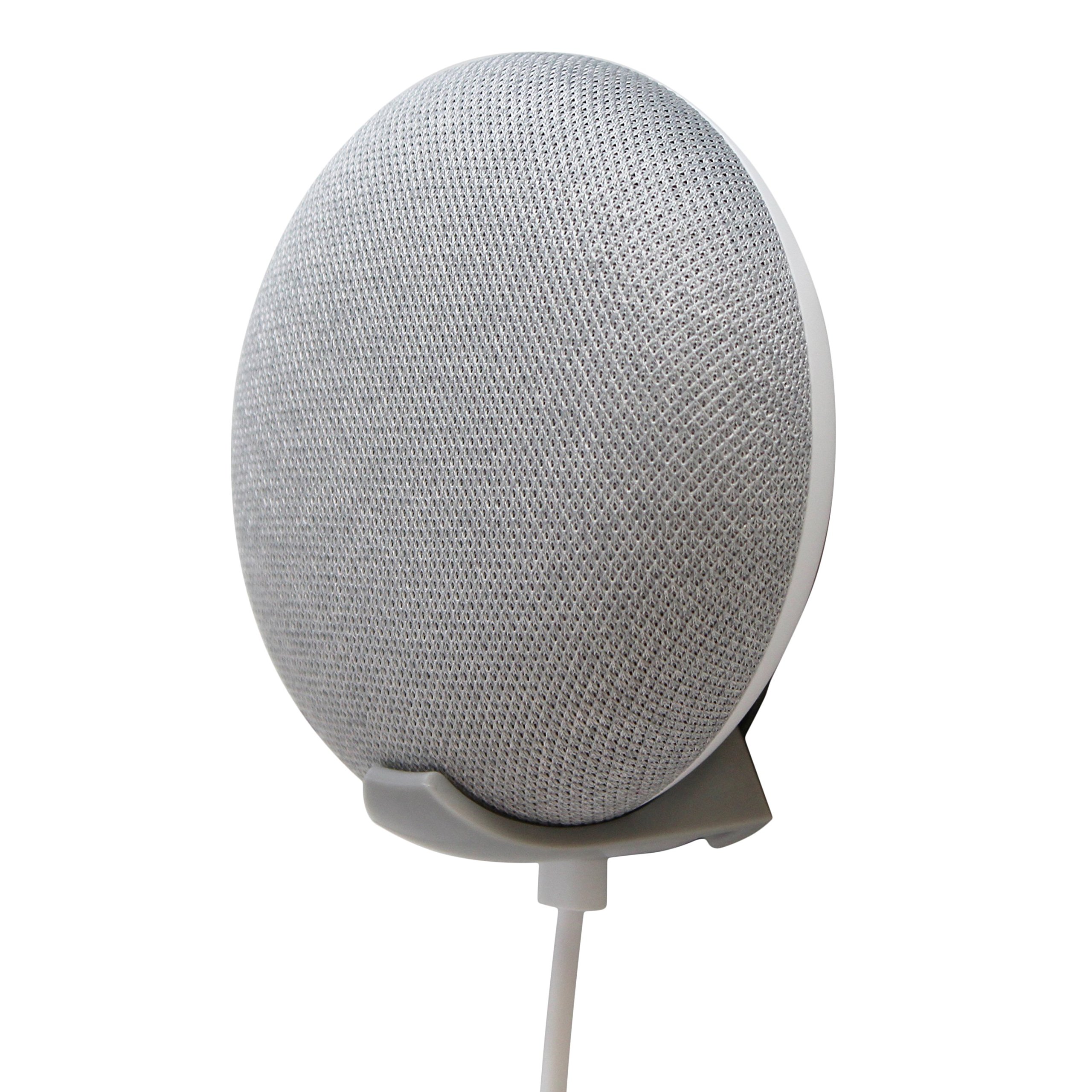HumanCentric Google Home Mini Wall Mount | Minimalist Color-Matched Holder for Google Nest Mini (Chalk) - Perfect for Bedroom, Kitchen & Office Organization