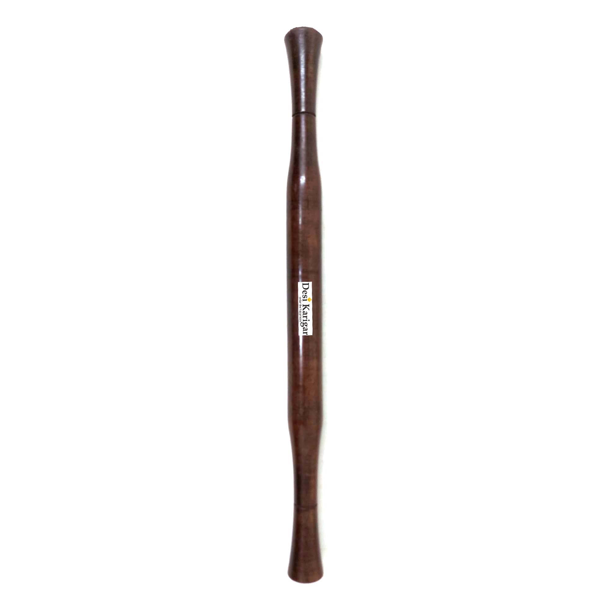Premium Wooden Gujarati Roti Roller Belan - Traditional Indian Chapati Rolling Pin for Perfect Flatbreads - Ideal for Roti, Chapati, Puri & Homemade Indian Cooking