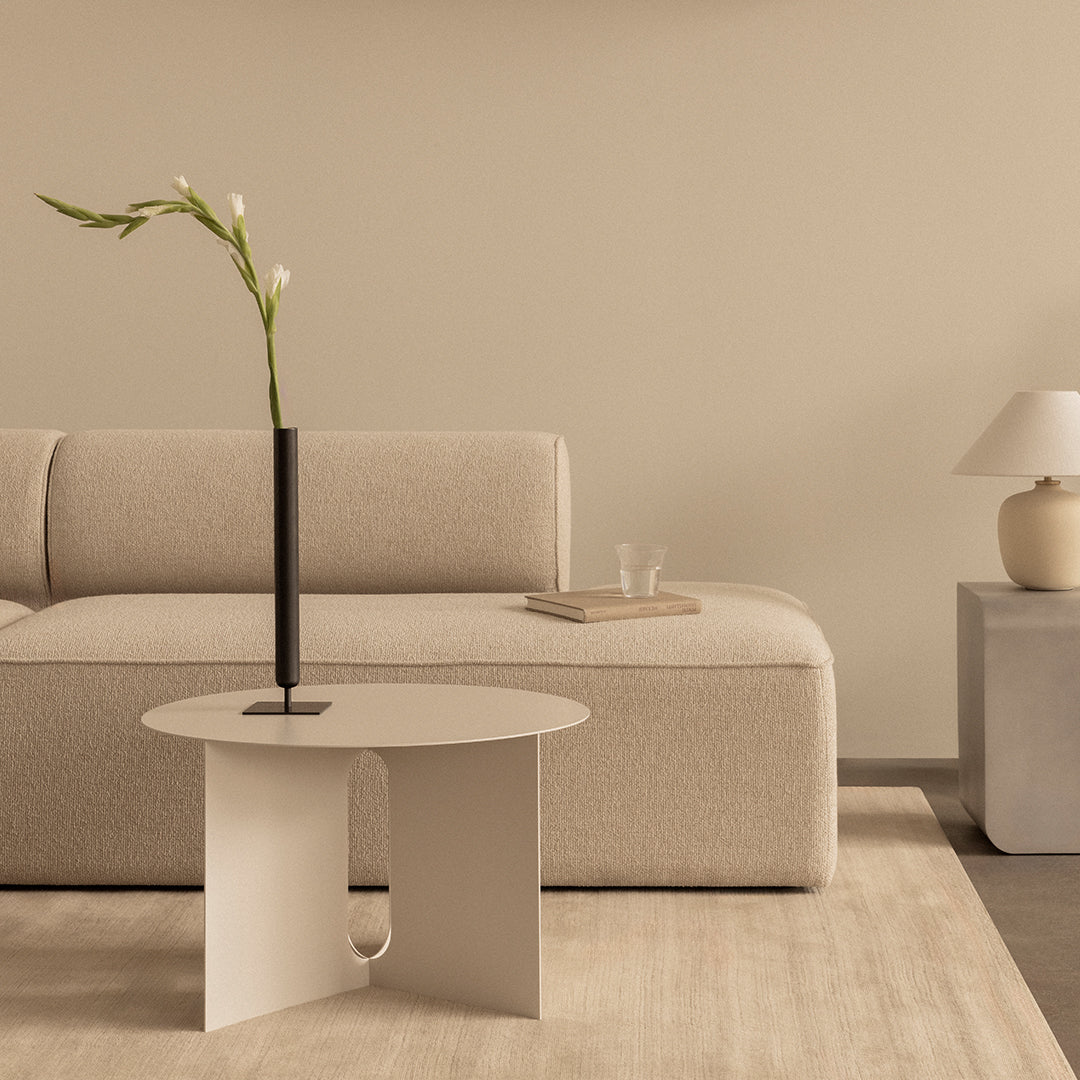Androgyne Modern Side Table Base Only - Minimalist Nightstand or End Table for Living Room, Bedroom & Office Decor