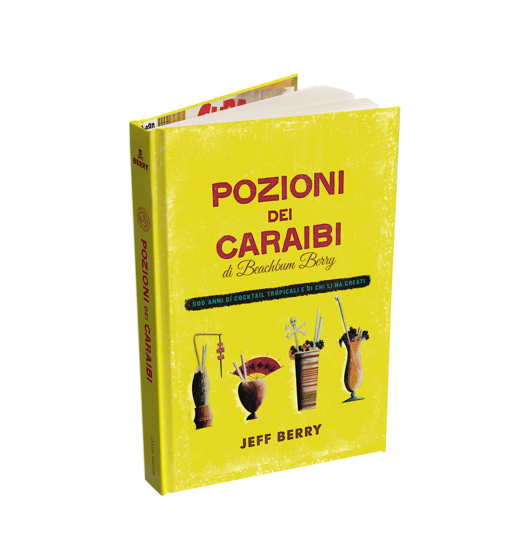 Beachbum Berry's Potions of the Caribbean Italian Edition by Jeff Berry | Authentic Tropical Cocktail Recipes | Perfect for Home Bartending & Caribbean-Themed Parties