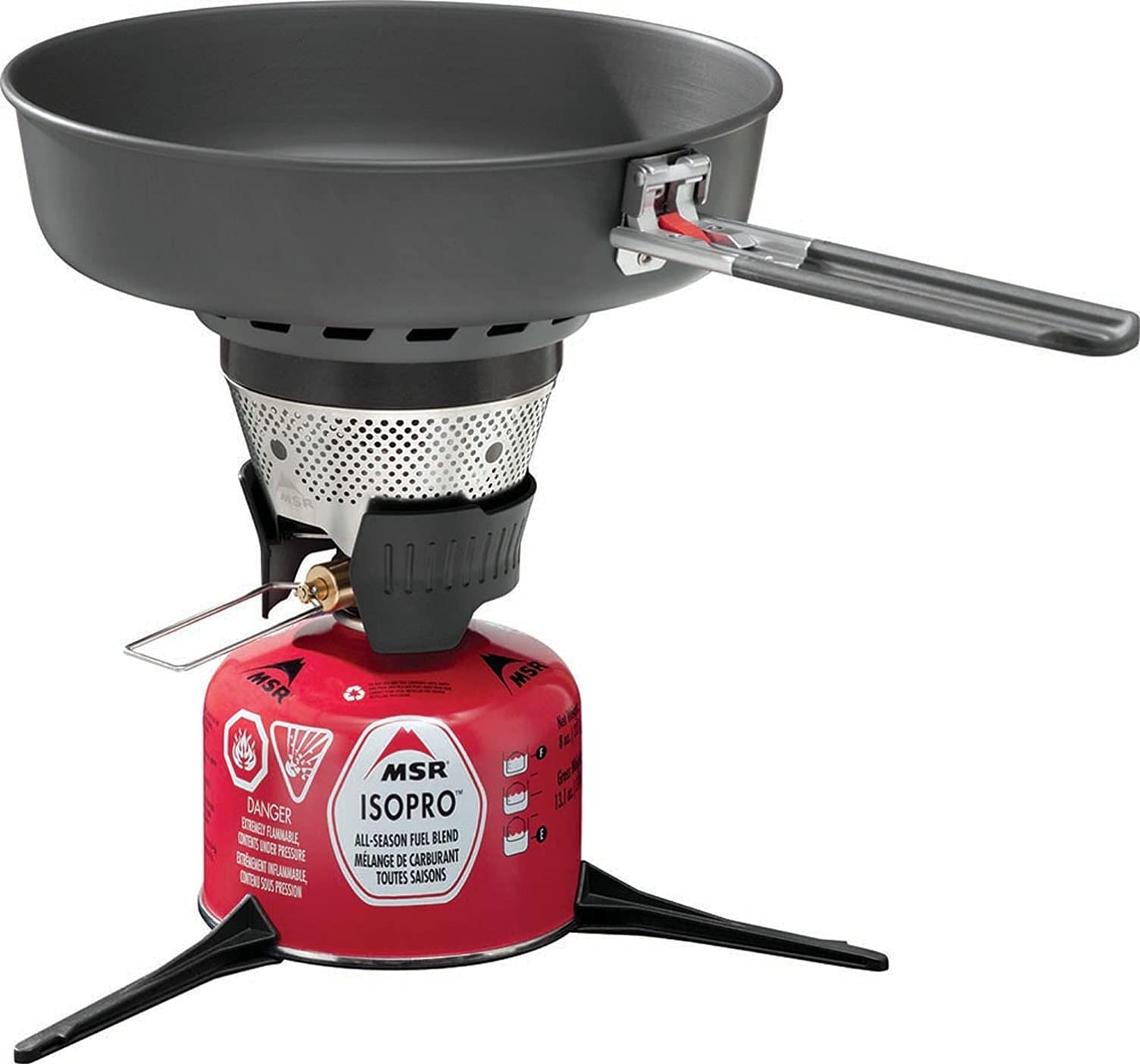 MSR WindBurner 8-Inch Ceramic Nonstick Skillet - Lightweight Camping & Backpacking Cookware for Outdoor Adventures, Hiking & Picnics