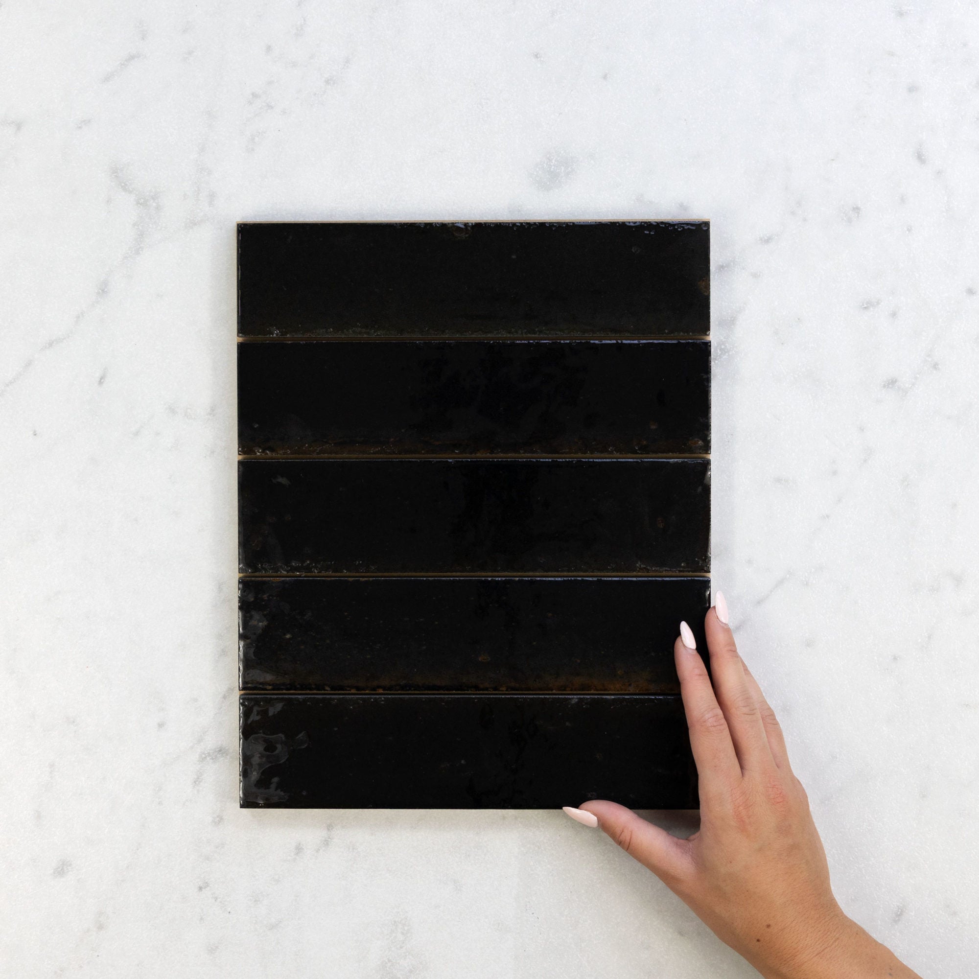 Zellige 10 Canvas Juniper Polished Moroccan Tile - Perfect for Kitchen Backsplash, Bathroom Walls & Home Decor