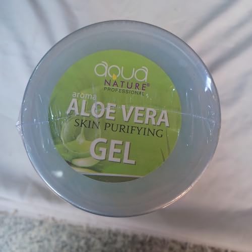 Pure Organic Aloe Vera Gel for Skin & Hair Care - Hydrating, Soothing, and Healing - Perfect for Sunburn Relief, Moisturizing, and After-Sun Care