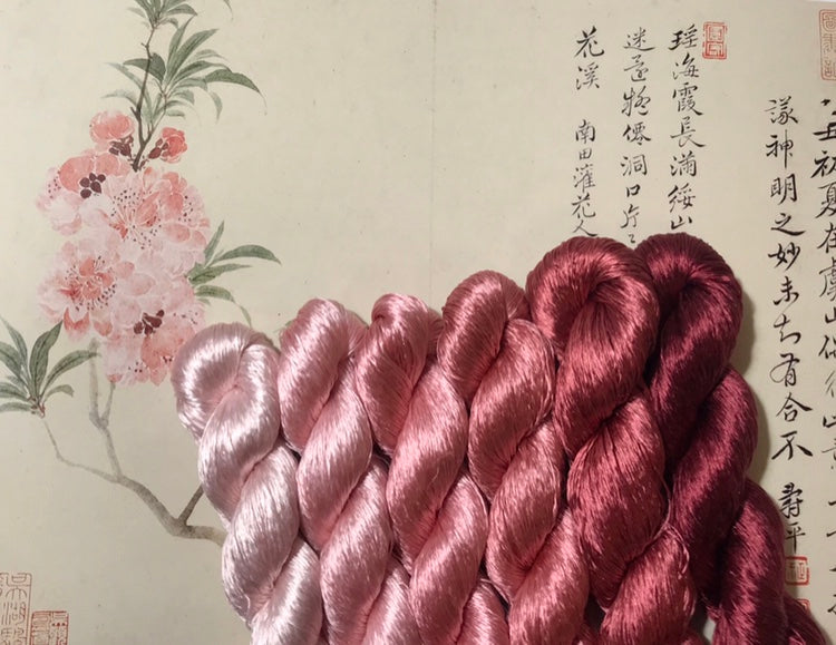 80m Suzhou Embroidery Untwisted Mulberry Silk Thread (6 Colors Set) - Premium Handcrafted Silk Yarn for Needlework, Cross Stitch & DIY Crafts - Perfect for Embroidery Projects, Sewing & Fashion Design