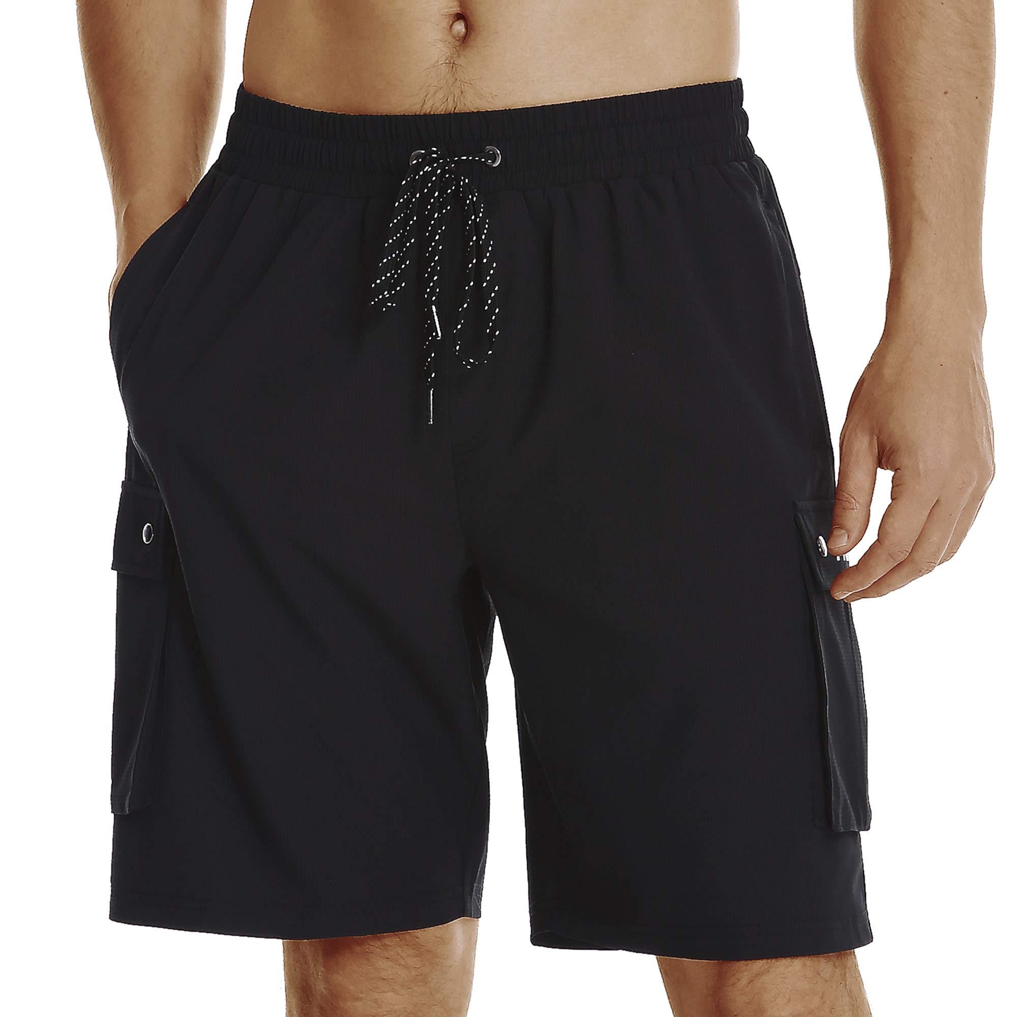 HODOSPORTS Men's Quick Dry Swim Trunks 9