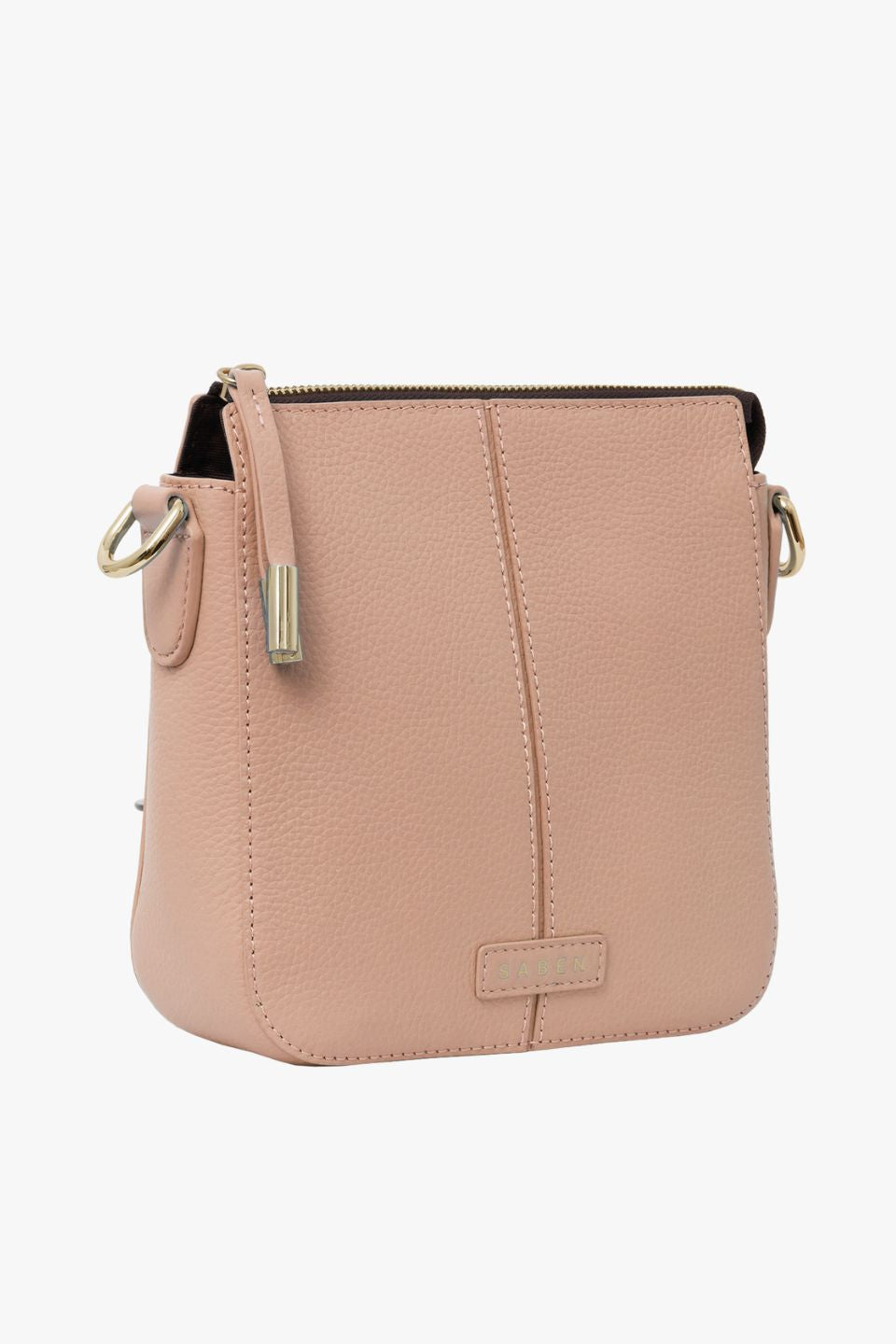 Harrie Taupe Crossbody Bag for Women - Stylish Leather Shoulder Purse with Adjustable Strap, Perfect for Daily Use, Travel & Shopping