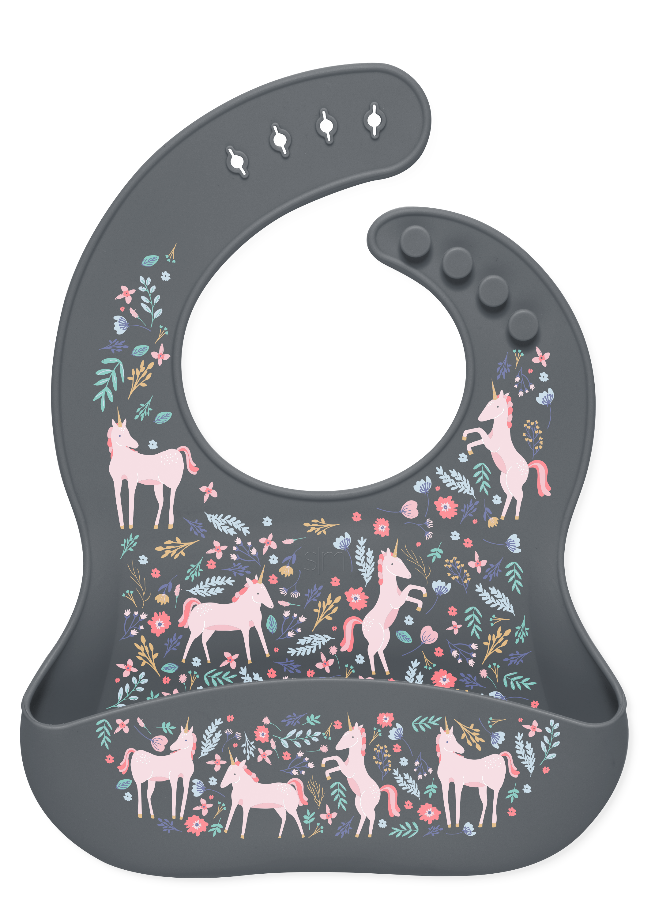 Bennett Silicone Baby Bib - Waterproof, Adjustable, Easy to Clean for Messy Eaters - Perfect for Feeding Time, Travel & Daycare Use