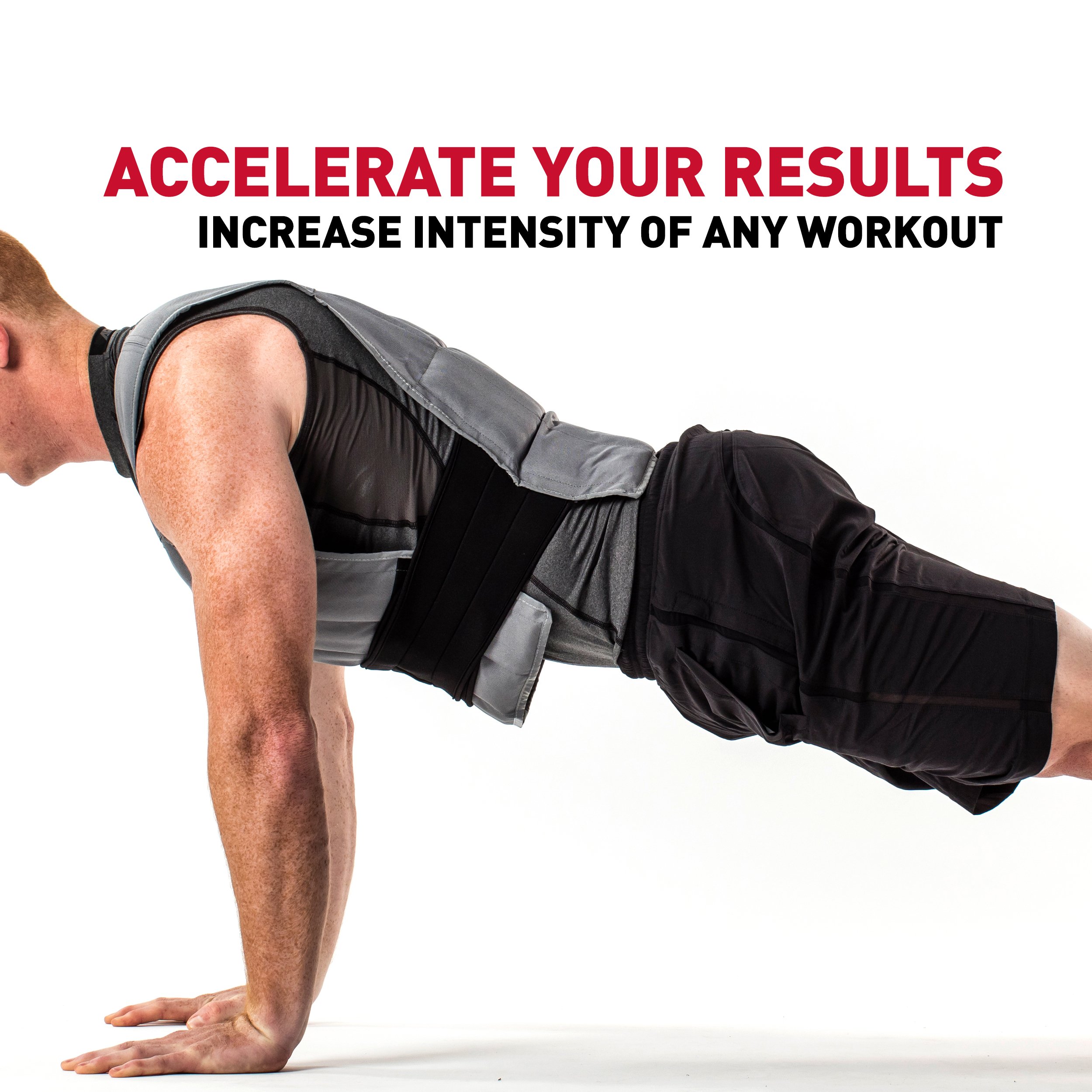 Perfect Fitness Weight Vest for Men & Women - Adjustable 4-40 lbs for Running, Workouts & Strength Training - Ideal for CrossFit, HIIT & Home Gym Exercises