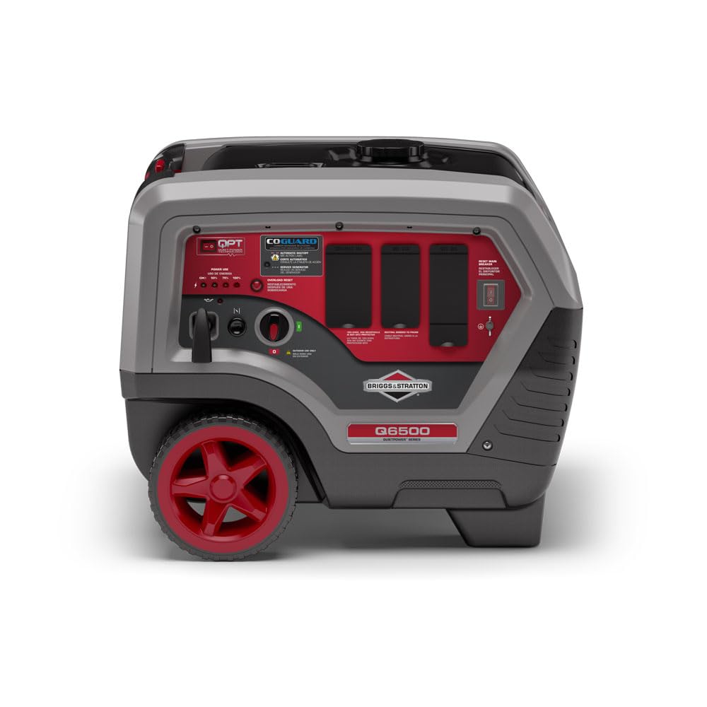 Briggs & Stratton 6500W Portable Generator with Electric Start - Reliable Power for Camping, RV Trips & Outdoor Adventures