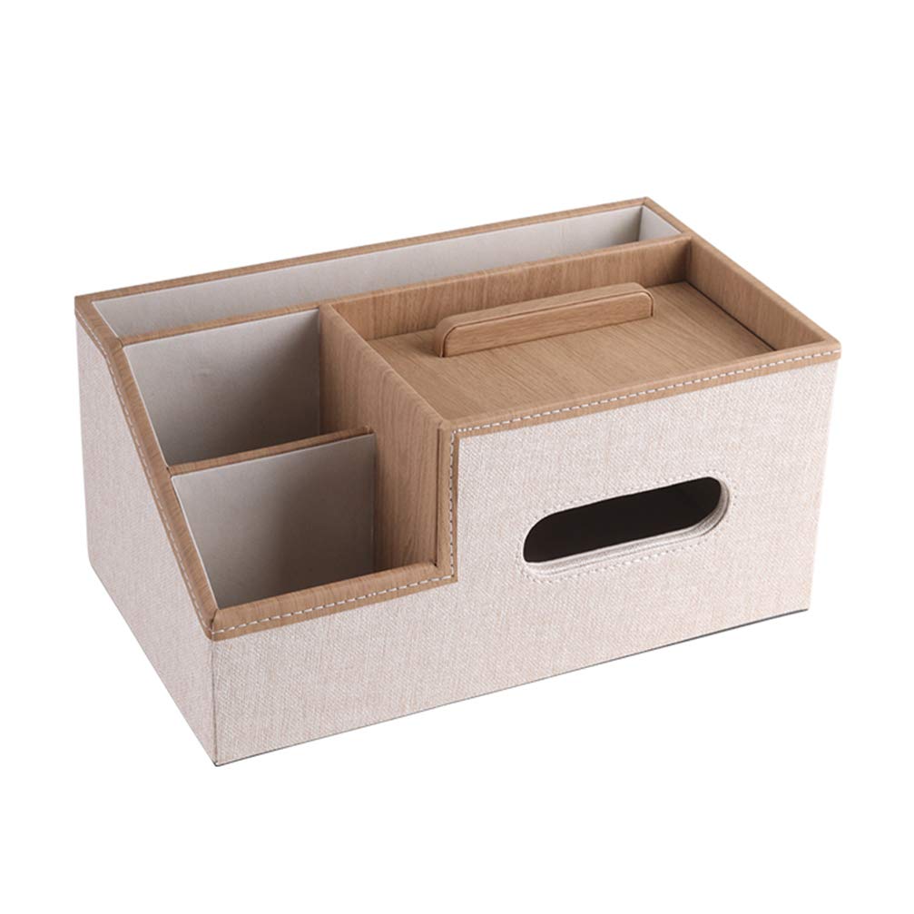 Premium Leather Desk Organizer Set - Stylish Office & Bedroom Storage for Men & Women | Perfect for Home Office, Workstation & Dorm Room Organization