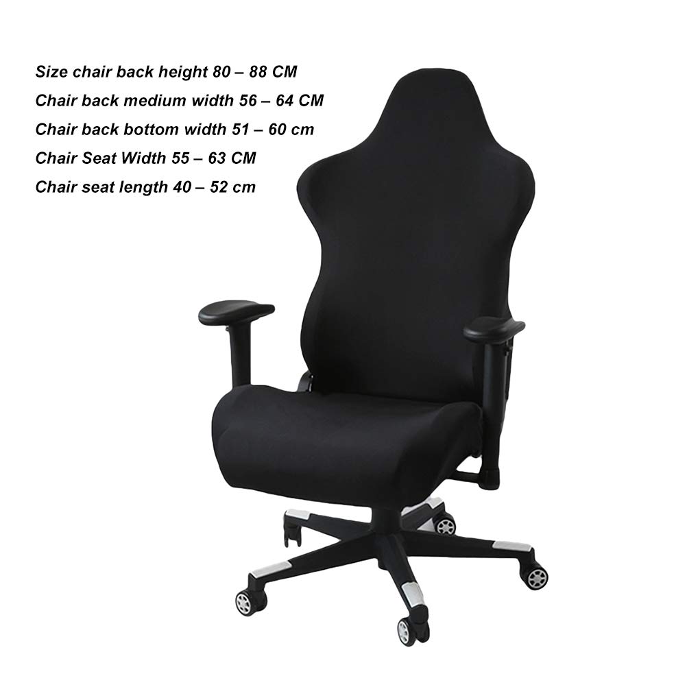 Ergonomic Office & Gaming Chair Cover - Stretchy Slipcover for Racing Style Chairs (Chair Not Included) - Perfect for Home Office, Gaming Setup & Workspace Comfort
