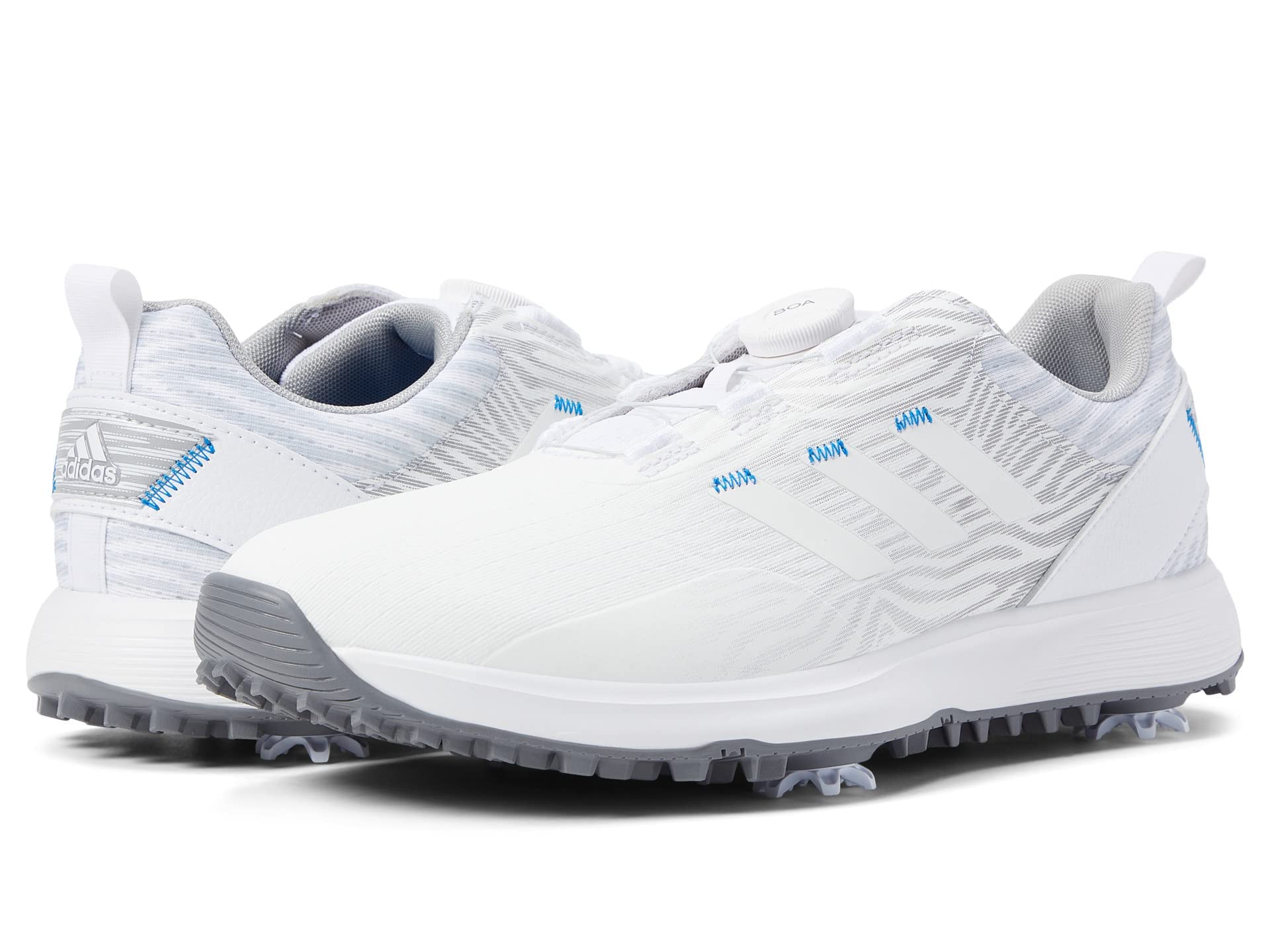 Adidas Women's S2g Boa Golf Shoes - Lightweight Waterproof Spiked Golf Footwear for Women | Perfect for Golf Course, Driving Range & Outdoor Sports