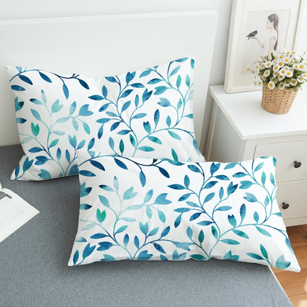 Dreams of Green Pillow Sham - Soft & Breathable Cotton Pillowcase for Bedroom Decor - Perfect for Home, Hotel, and Guest Room Styling