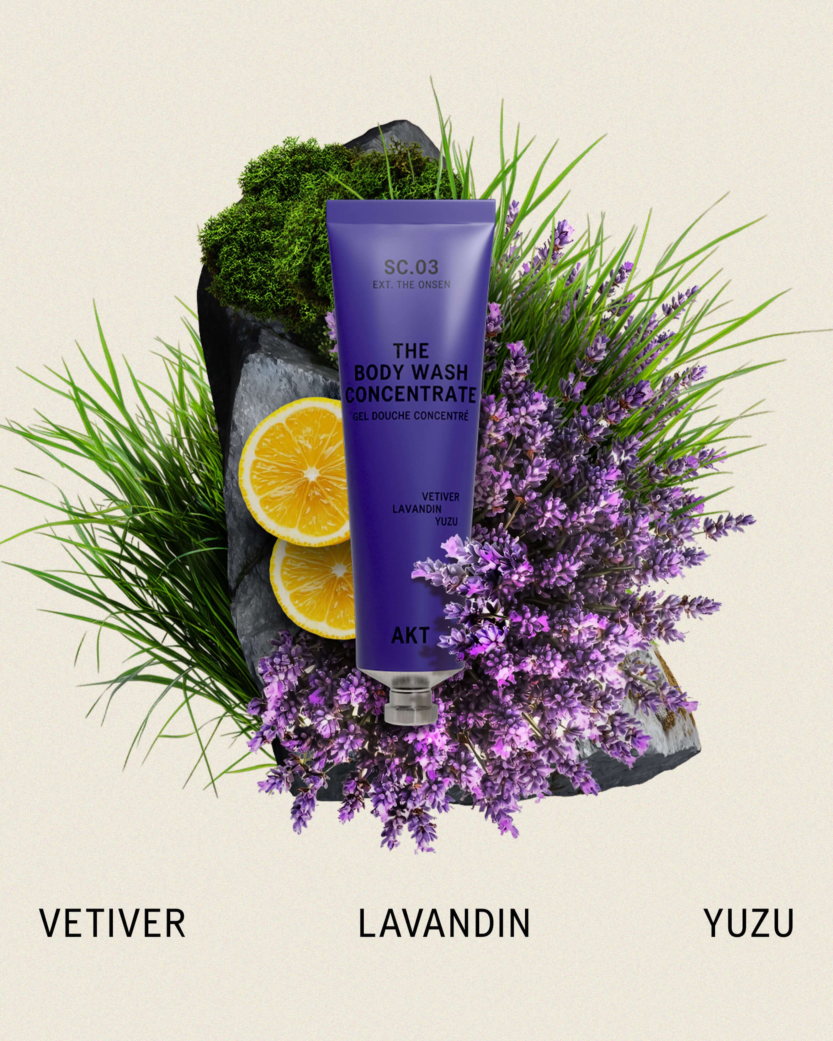 Premium SC.03 Onsen-Inspired Body Wash Concentrate - Hydrating & Relaxing Shower Gel for Spa-Like Experience at Home - Ideal for Dry Skin & Stress Relief