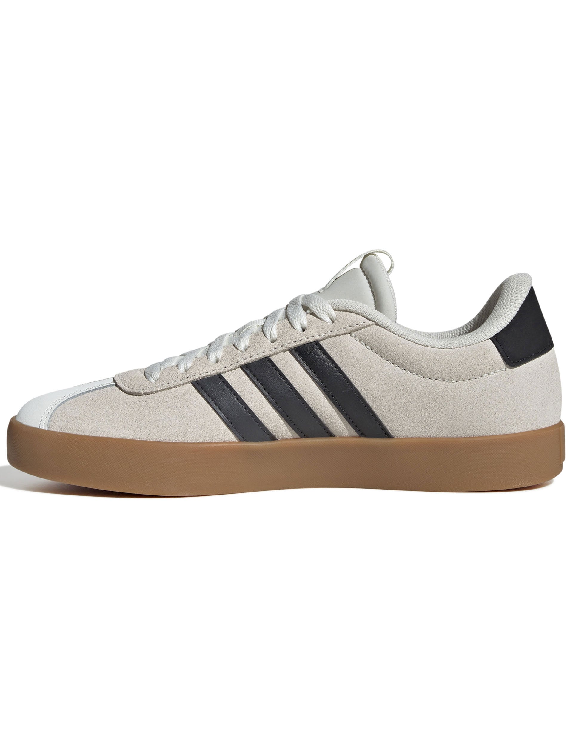 VL Court 3.0 Women's Tennis Shoes - Off White/Grey Six/Gold Metallic - Lightweight Athletic Sneakers for Running, Gym Workouts & Casual Wear