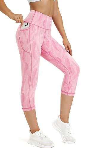 Yogacapris-pink/Prited03