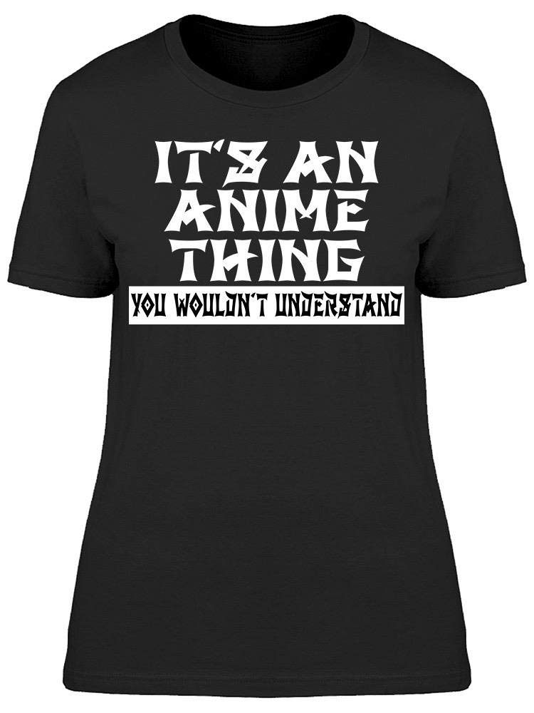 Anime Graphic Women's T-Shirt - Black Cotton Tee for Casual Wear, Cosplay, and Anime Conventions | Trendy Japanese Pop Culture Apparel