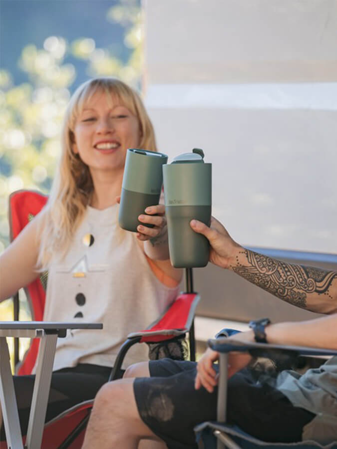 Klean Kanteen Rise 26oz (769ml) Insulated Tumbler with Flip Lid - Leakproof Stainless Steel Travel Mug for Coffee, Tea & Cold Drinks - Perfect for Office, Commuting & Outdoor Activities