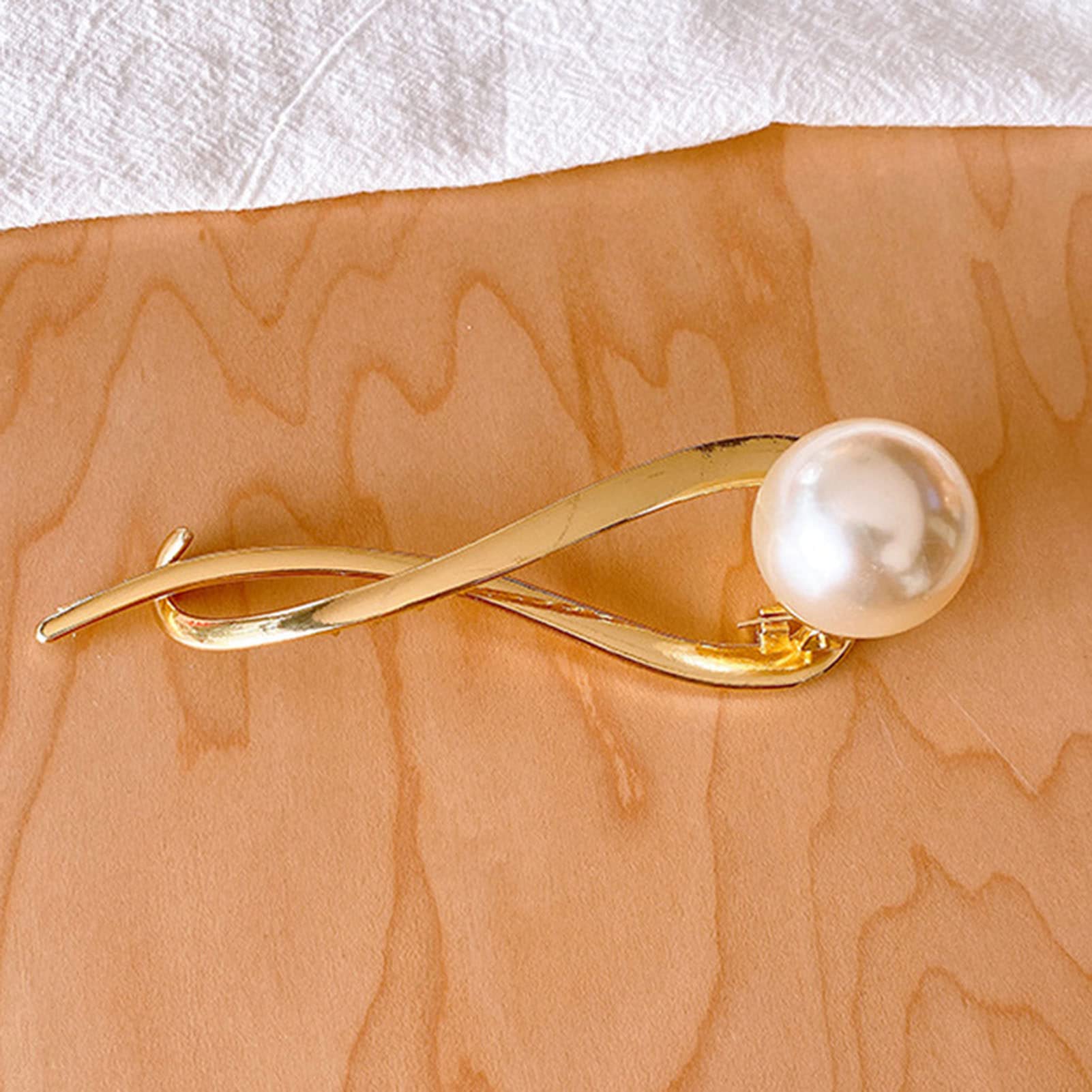 Pearl Hair Clip for Women - Japanese Korean Style Hair Accessories for Parties & Weddings