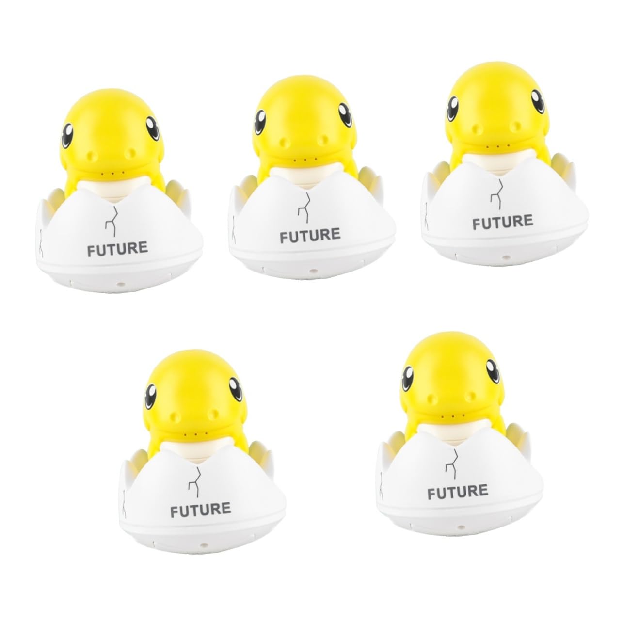 VICASKY 5pcs Dinosaur Bath Toys for Kids - Waterproof Floating Tub Toys with 1200mAh Battery - Fun Bathtime & Pool Playtime for Toddlers & Children