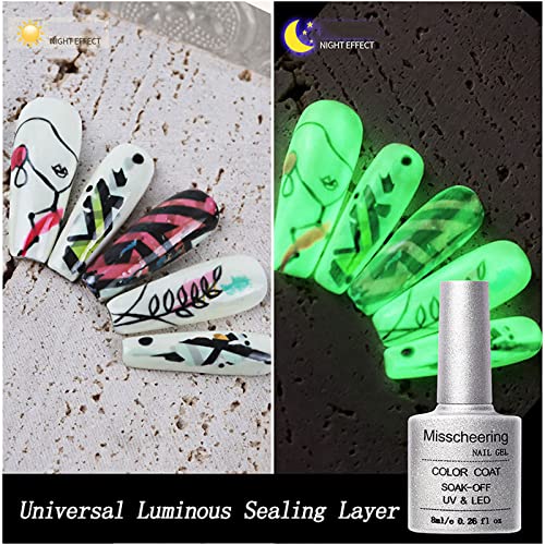 Phototherapy Glue for Nail Art - Functional Sealing & Removable Luminous Nail Layer | Perfect for DIY Gel Nail Designs & Professional Salon Use