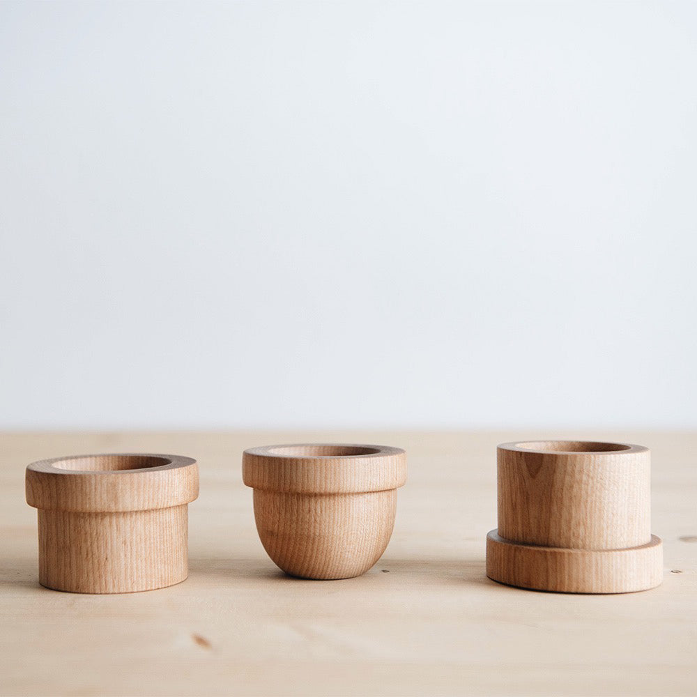 Handmade Wooden Egg Cup Holder - Natural Eco-Friendly Breakfast Tableware for Soft Boiled Eggs - Perfect for Dining, Kitchen Decor, and Gift Giving