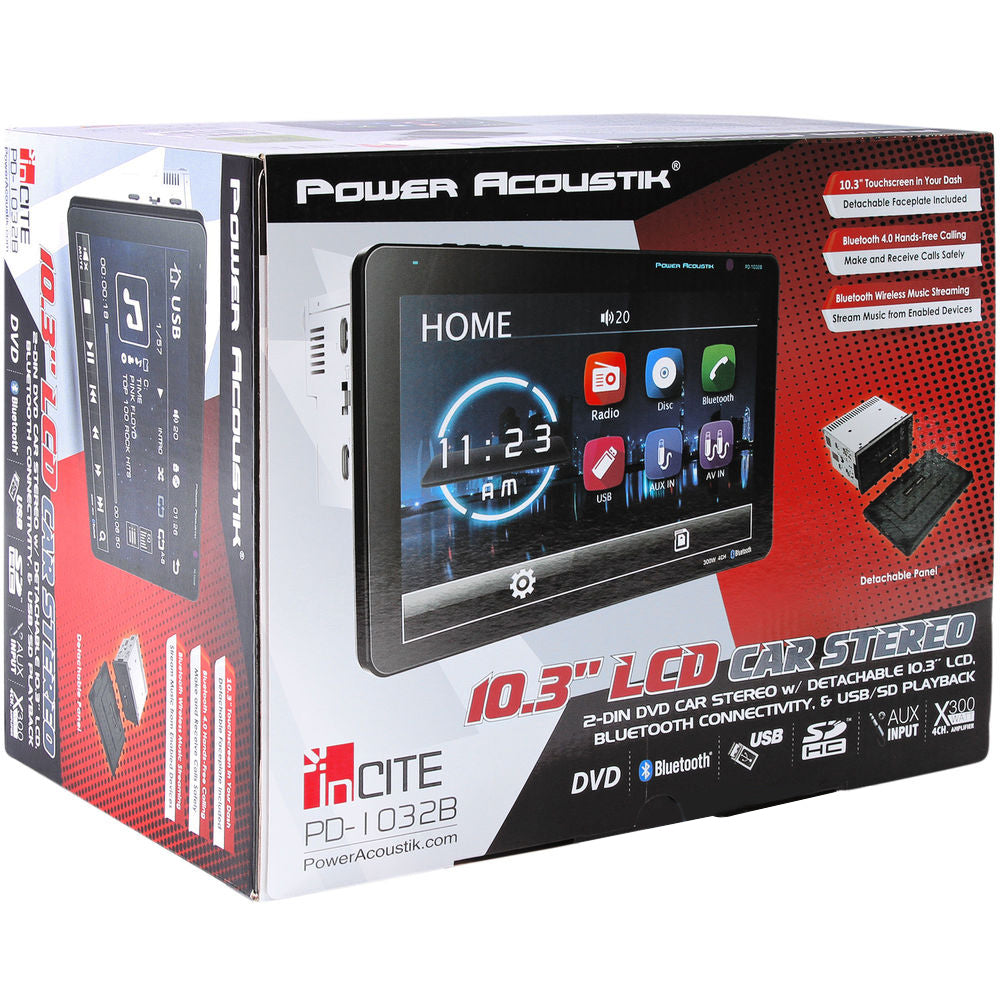 Power Acoustik PD 1032B 10.1