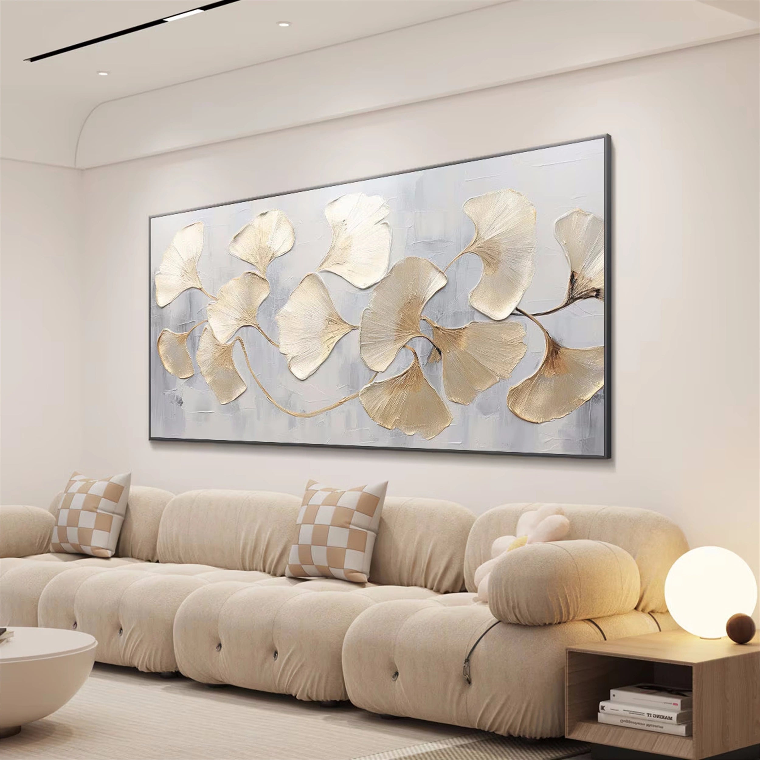 Stretched Frameless Canvas for Flower and Tree Painting #FT035 - Perfect for Home Decor, Office Wall Art, and Gift Giving