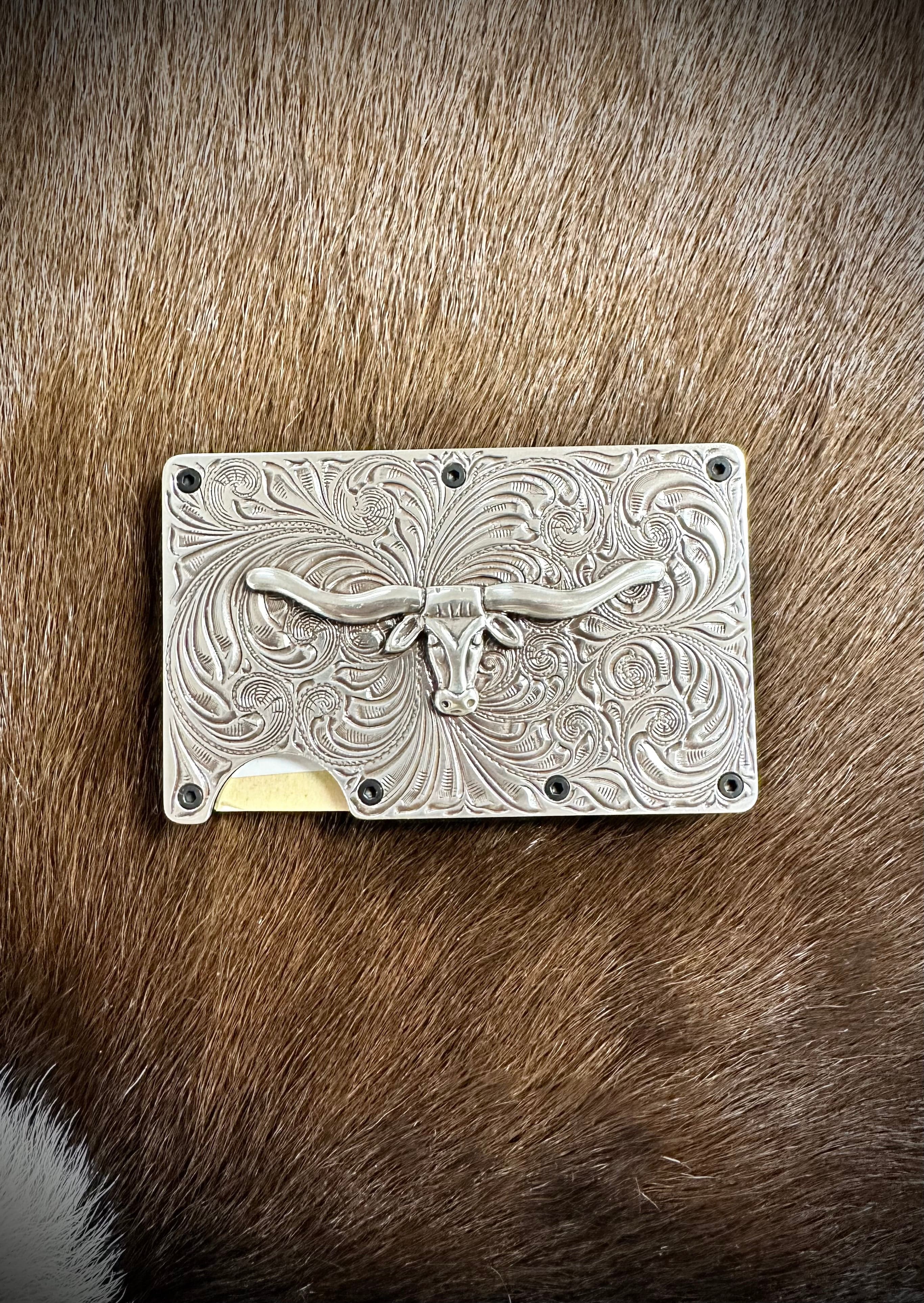 3D Engraved Slim Wallet for Men & Women - RFID Blocking, Minimalist Design - Perfect for Travel, Business & Everyday Use