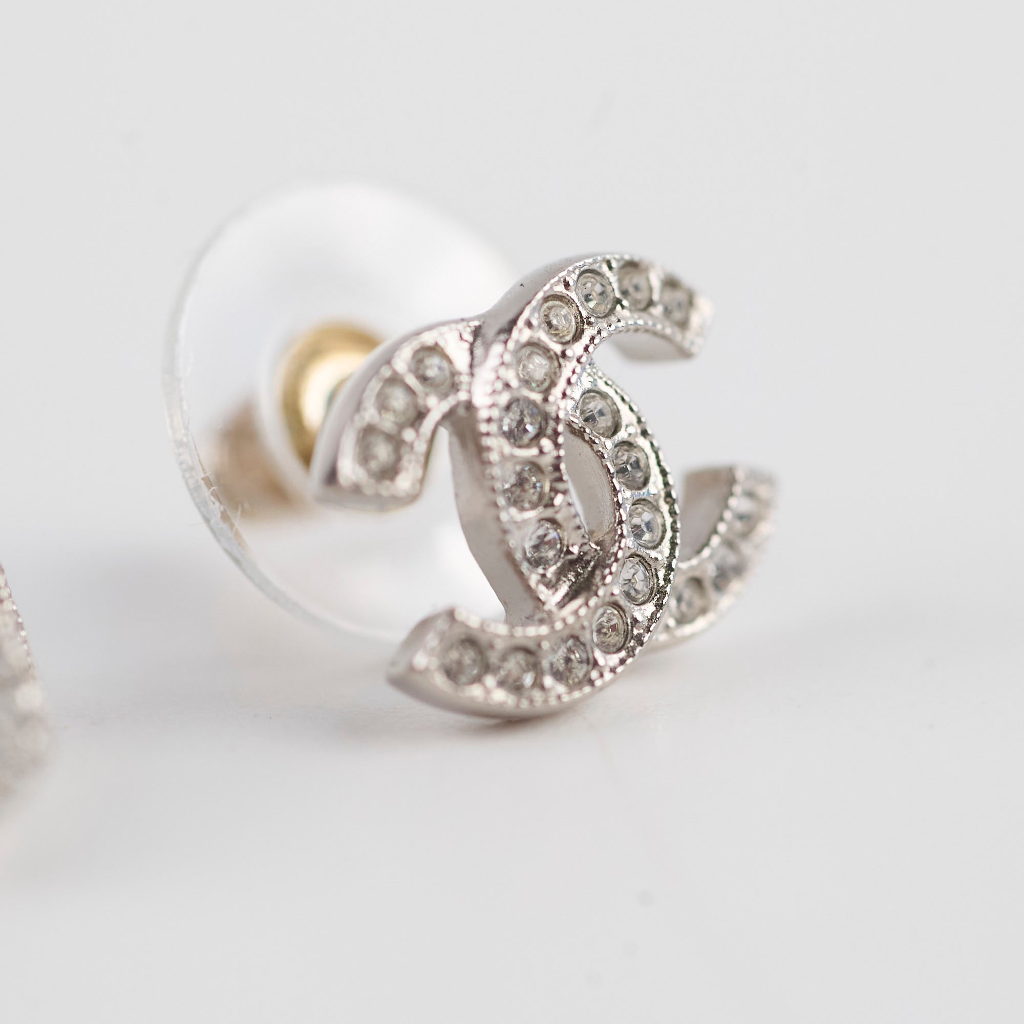 Chanel CC Logo Stud Earrings for Women - Luxury Fashion Jewelry Gift for Birthday, Anniversary & Special Occasions