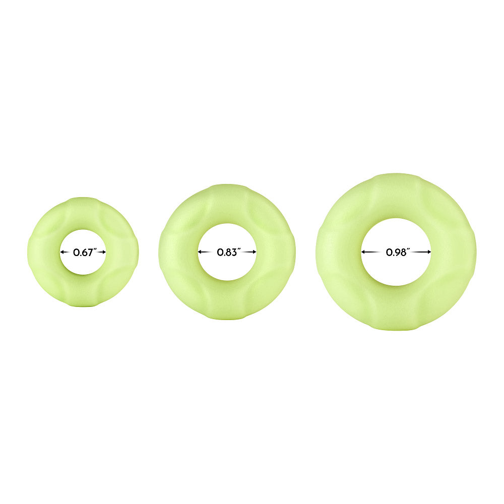 FORTO F 33 C Ring 21mm Glow in The Dark Medium Size - Perfect for Nighttime Visibility & Safety Accessories
