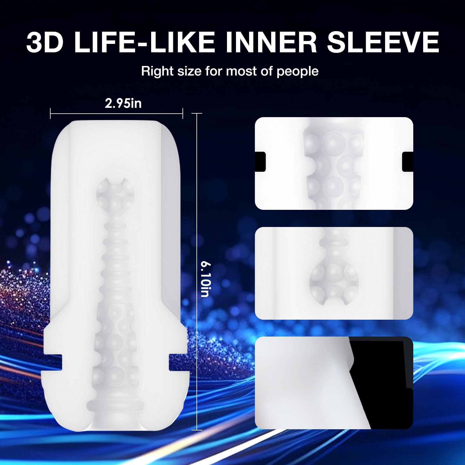 Upgraded Automatic Sucking & Vibrating Male Masturbator - Hands-Free Adult Sex Toy for Men, Powerful Penis Pump & Blowjob Simulator, Discreet Pocket Pussy Stroker | Perfect for Solo Play, Travel & Discreet Pleasure