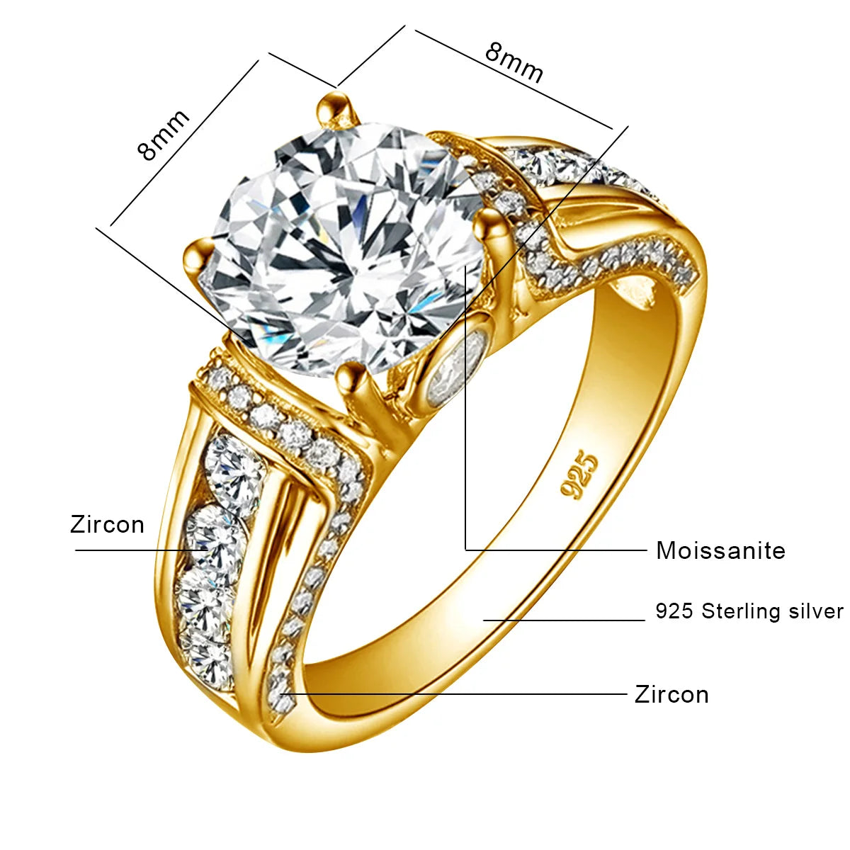 White Gold Plated