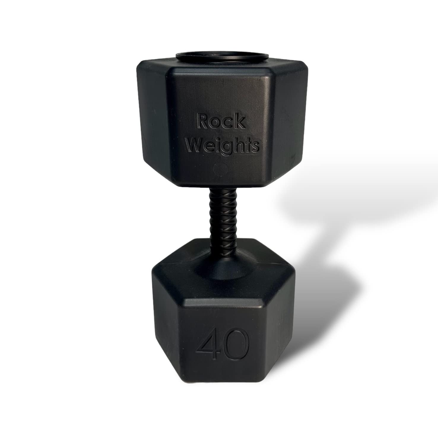 Concrete Dumbbell Molds for DIY Rock Weights - Heavy Duty Fitness Equipment for Home Gym, Outdoor Training, and Decorative Landscaping