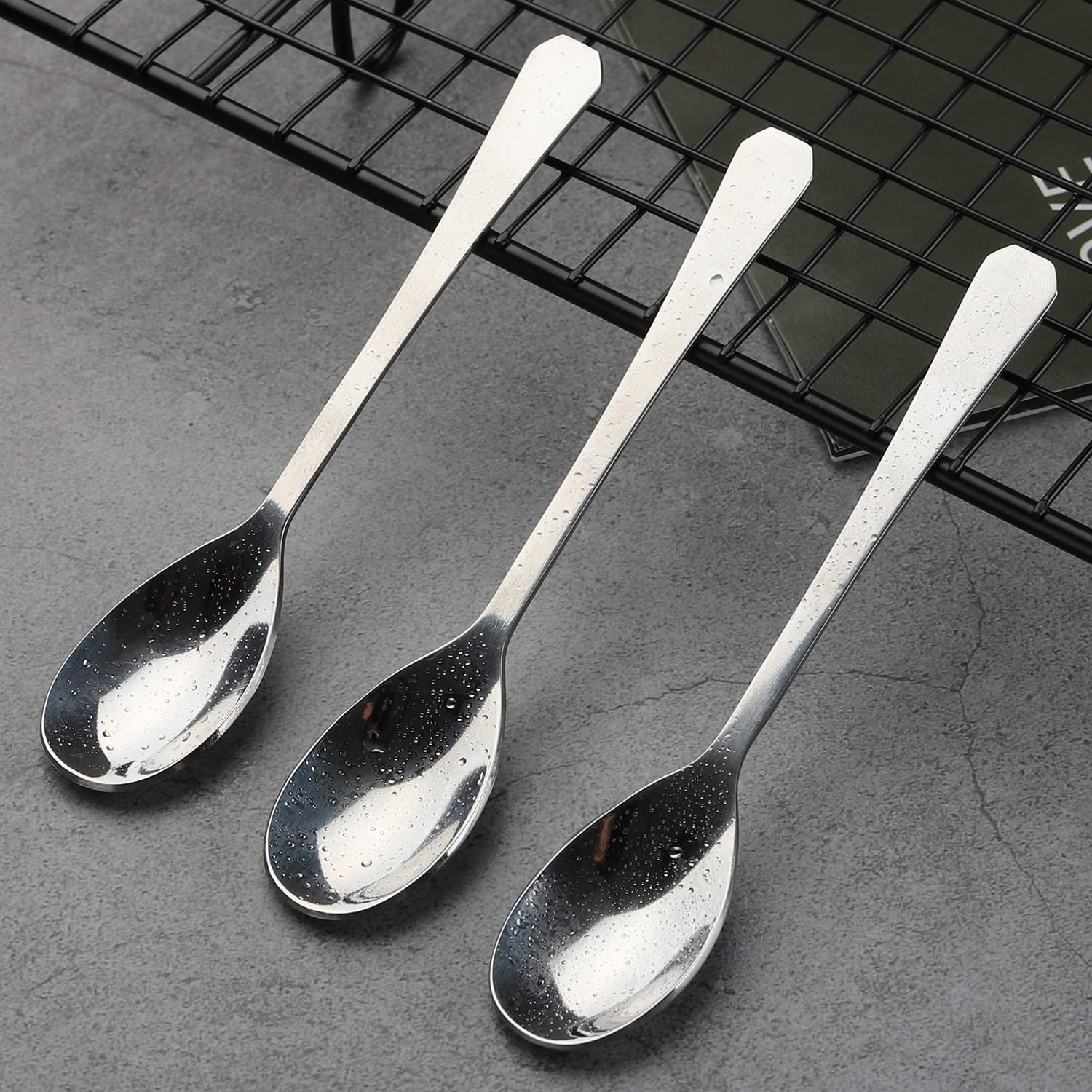Premium Stainless Steel Egg Spoon & Scoop Set (6-Piece) - Perfect for Soft Boiled Eggs, Baking, and Kitchen Decor
