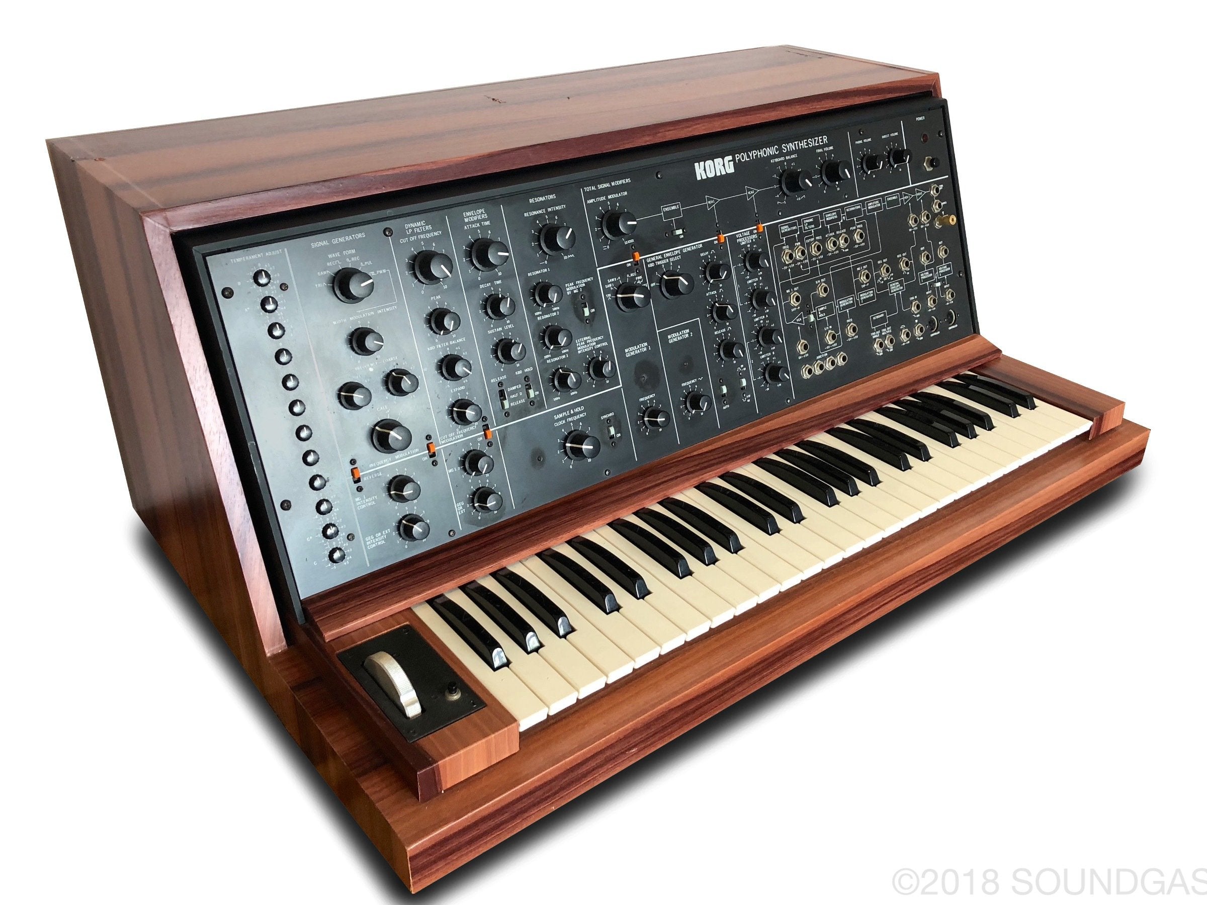 Korg PS 3100 Vintage Polyphonic Analog Synthesizer with Kenton MIDI Converter - Perfect for Studio Recording & Live Performances