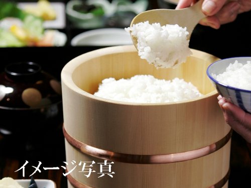 Premium Edo Style Cypress Rice Bucket 18cm - Handcrafted Japanese Sawara Cypress Wood by SHIMIZUMOKUZAI - Traditional Japanese Kitchenware for Sushi Rice & Grain Storage