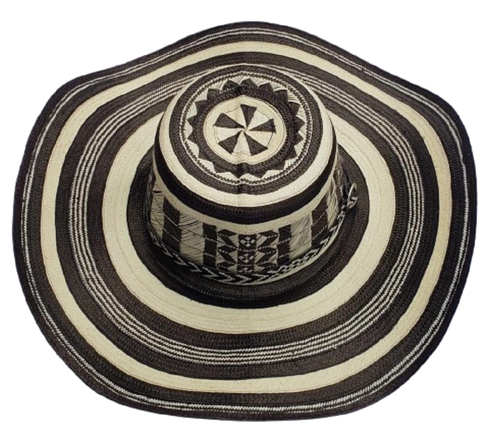 Authentic Colombian Vueltiao Sombrero for Men & Women - Handwoven by Colombian Artisans - Perfect for Beach, Festival & Cultural Events