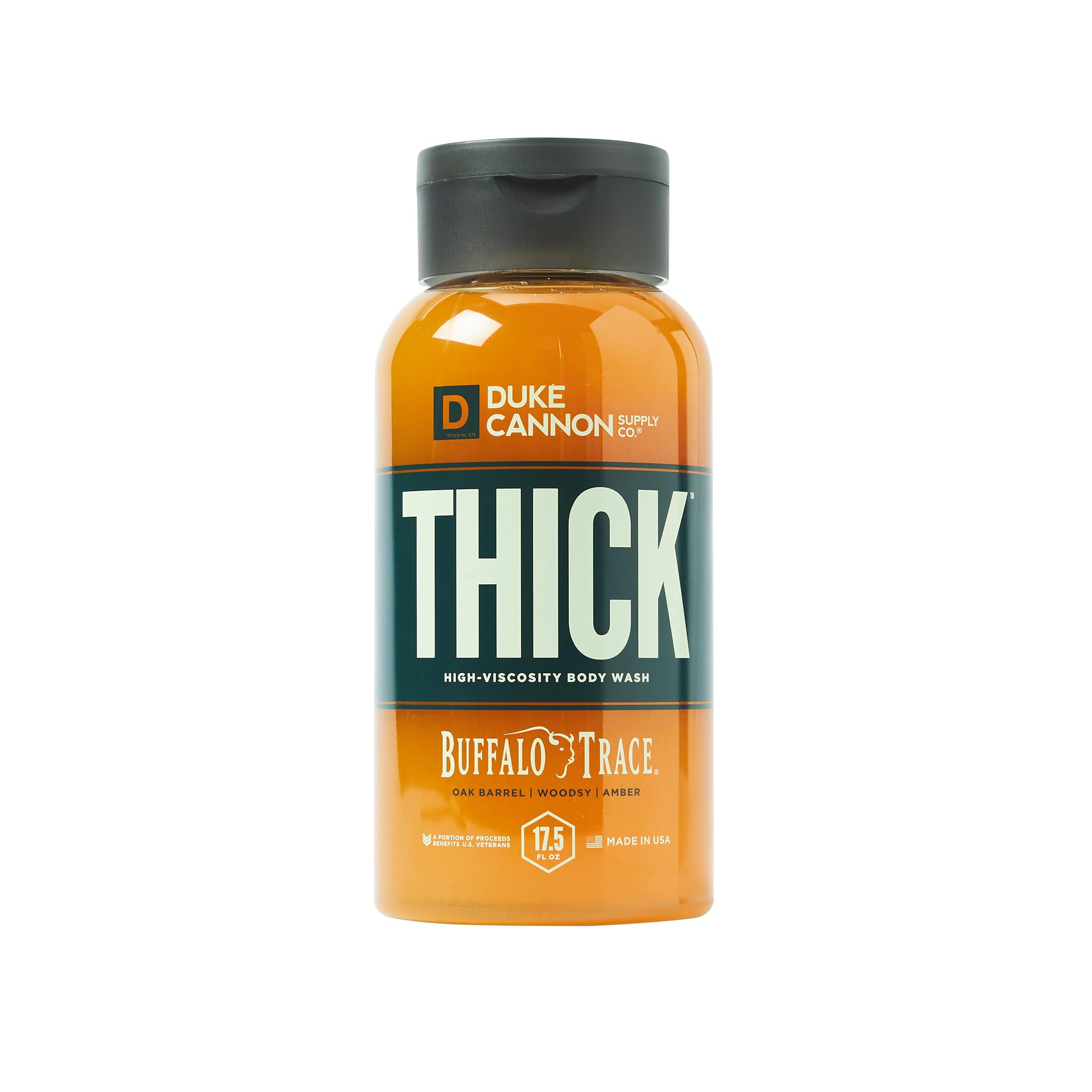 Duke Cannon Supply Co. THICK High-Viscosity Men's Body Wash - 4 Pack Variety Box with Premium Plant-Based Thickeners, Superior Lather & Natural Exfoliants (17.5 Fl Oz Each) - Ideal for Gym, Travel & Daily Shower Routine