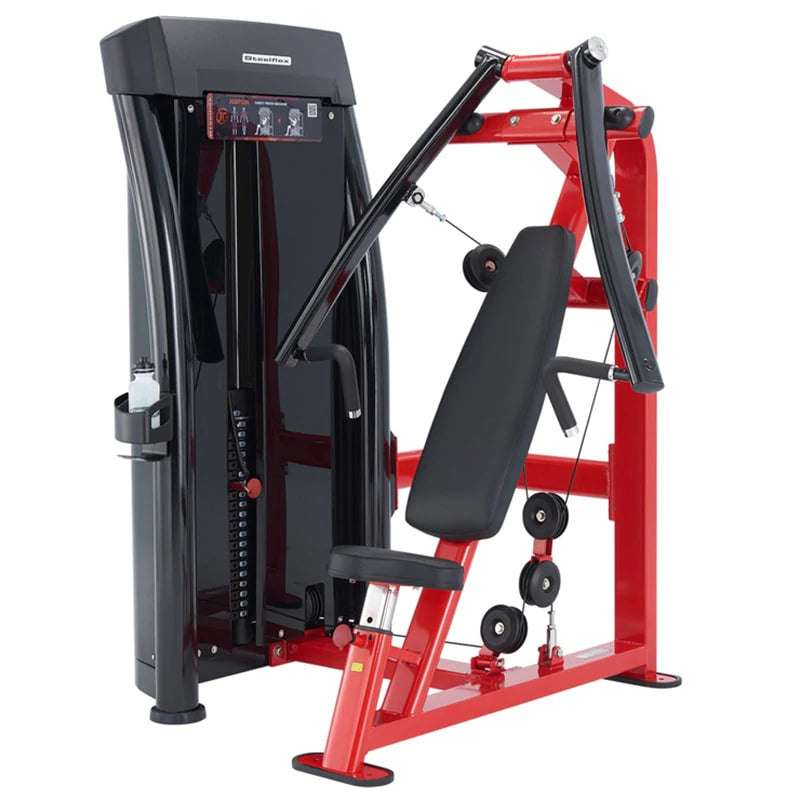 Steelflex JGBP100 Chest Press Machine - Professional Gym Equipment for Home & Commercial Use - Build Strength & Muscle for Fitness Enthusiasts