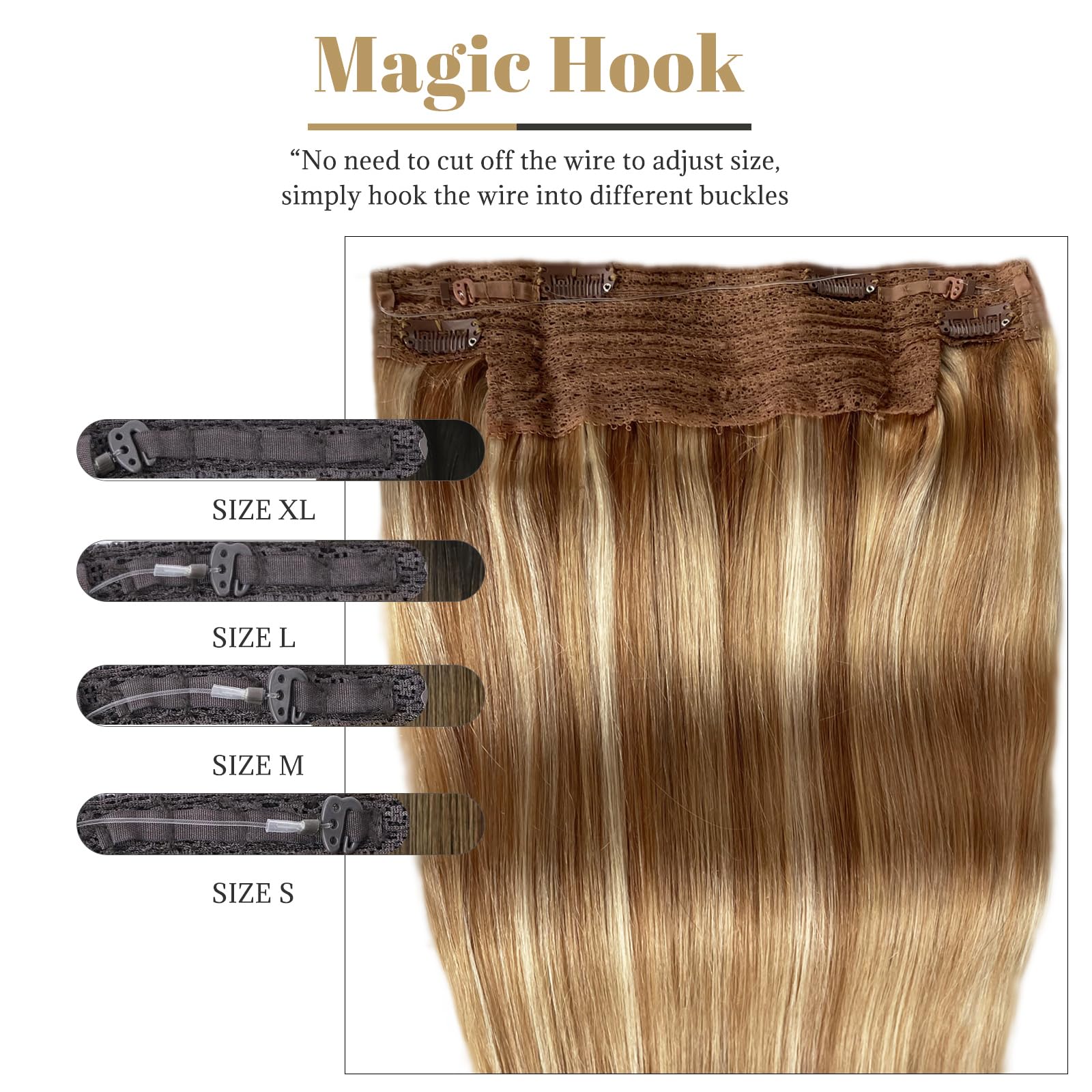 22 Inch Ombre Brown Blonde Human Hair Extensions - 100g Remy Hair with Platinum Blonde Balayage Highlights | Perfect for Daily Styling, Parties & Special Occasions