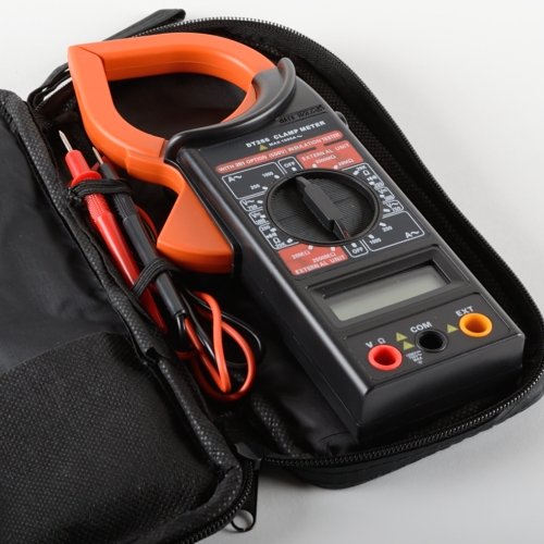 ATE Pro. USA 33067 Clamp-On Digital Multimeter - 7 Function Electrical Tester for AC/DC Current, Voltage, Resistance - Perfect for Electricians, HVAC Technicians & DIY Home Repairs