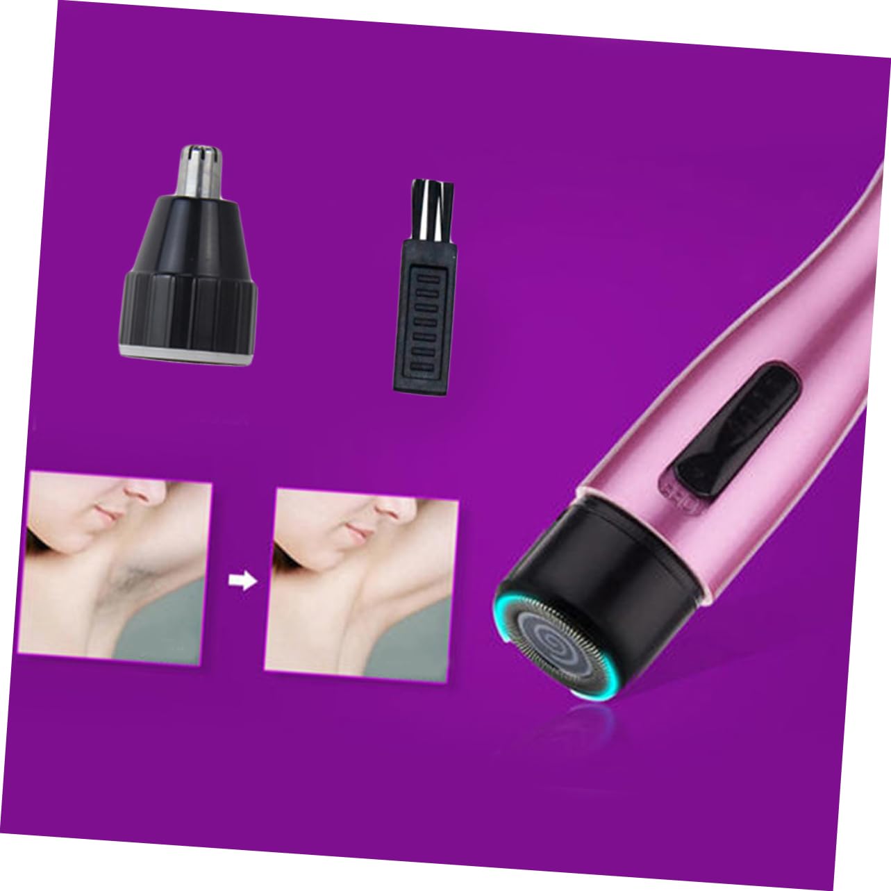2 Pack Women's Electric Shaver - Rechargeable Leg & Facial Hair Remover, Dermaplaning Razor for Smooth Skin - Perfect for Travel, Daily Grooming & At-Home Spa Days