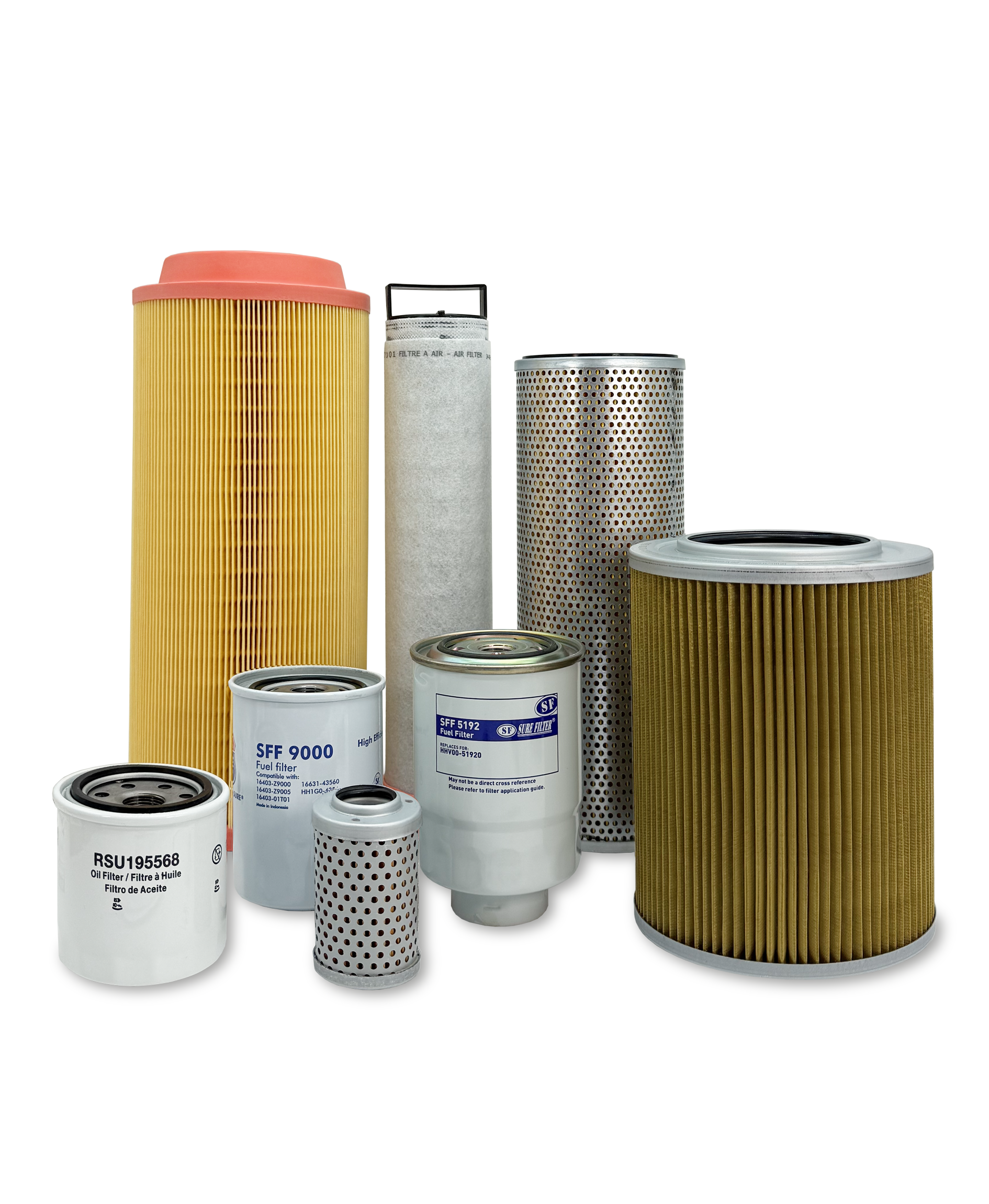 Takeuchi TB290 Excavator Air & Oil Maintenance Filter Kit - HERO® Replacement Filters for Hydraulic, Fuel & Engine Protection | Ideal for Construction, Mining & Landscaping Projects