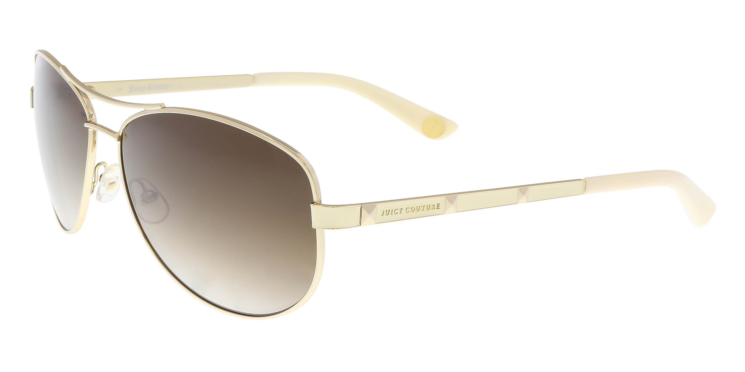 Juicy Couture Women's Ju 554/S Aviator Sunglasses - UV Protection, Polarized Lenses for Driving, Beach & Outdoor Activities