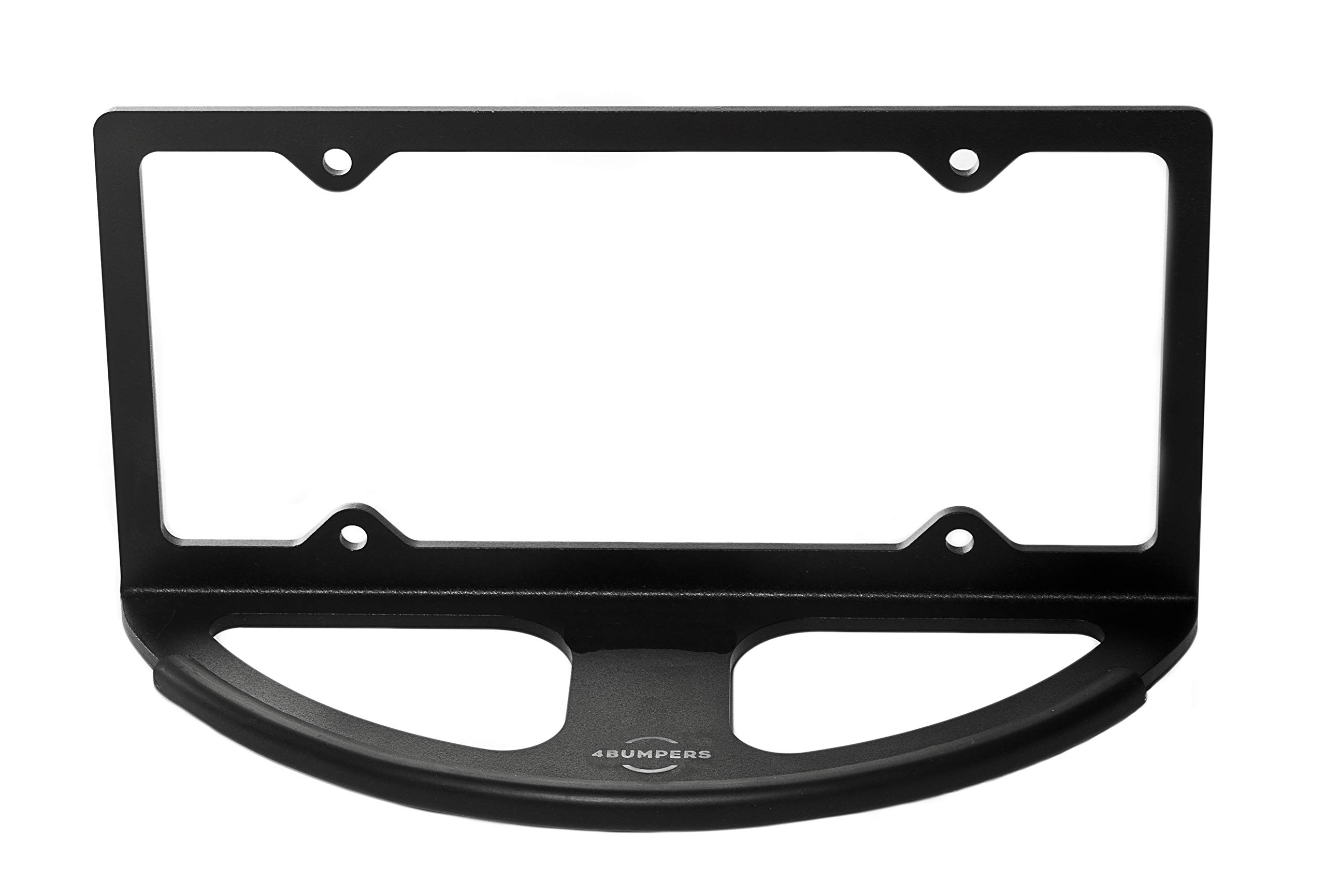 Premium Solid Steel License Plate Frame - Heavy Duty Rustproof Bumper Protector for Cars, Trucks & SUVs | Durable Parking Guard for Enhanced Vehicle Protection